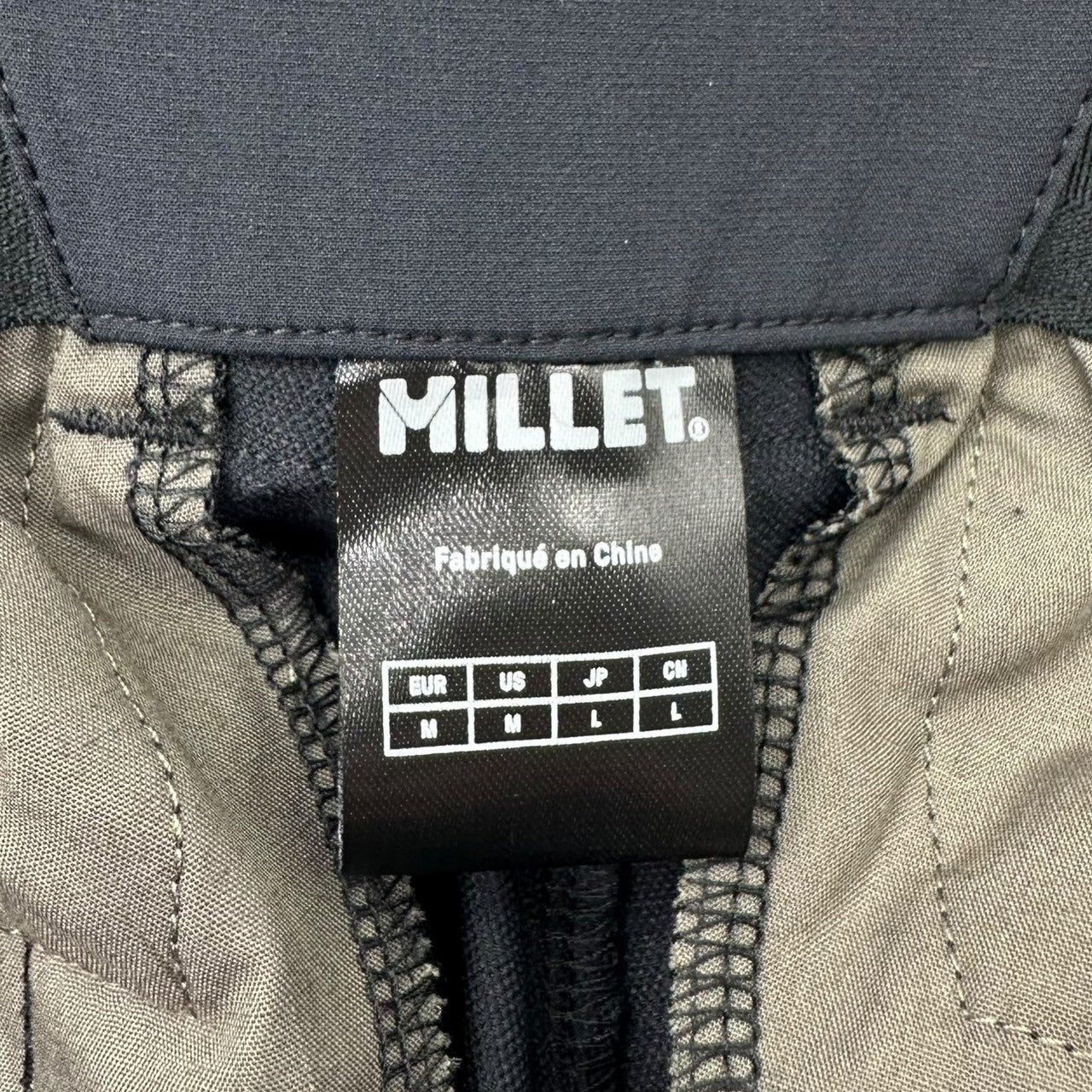MILLET(ミレー) TREK SOLID PANT M トレック ソリッドパンツ MIV03200 L ブラック ナイロン ジャージ アウトドア 登山