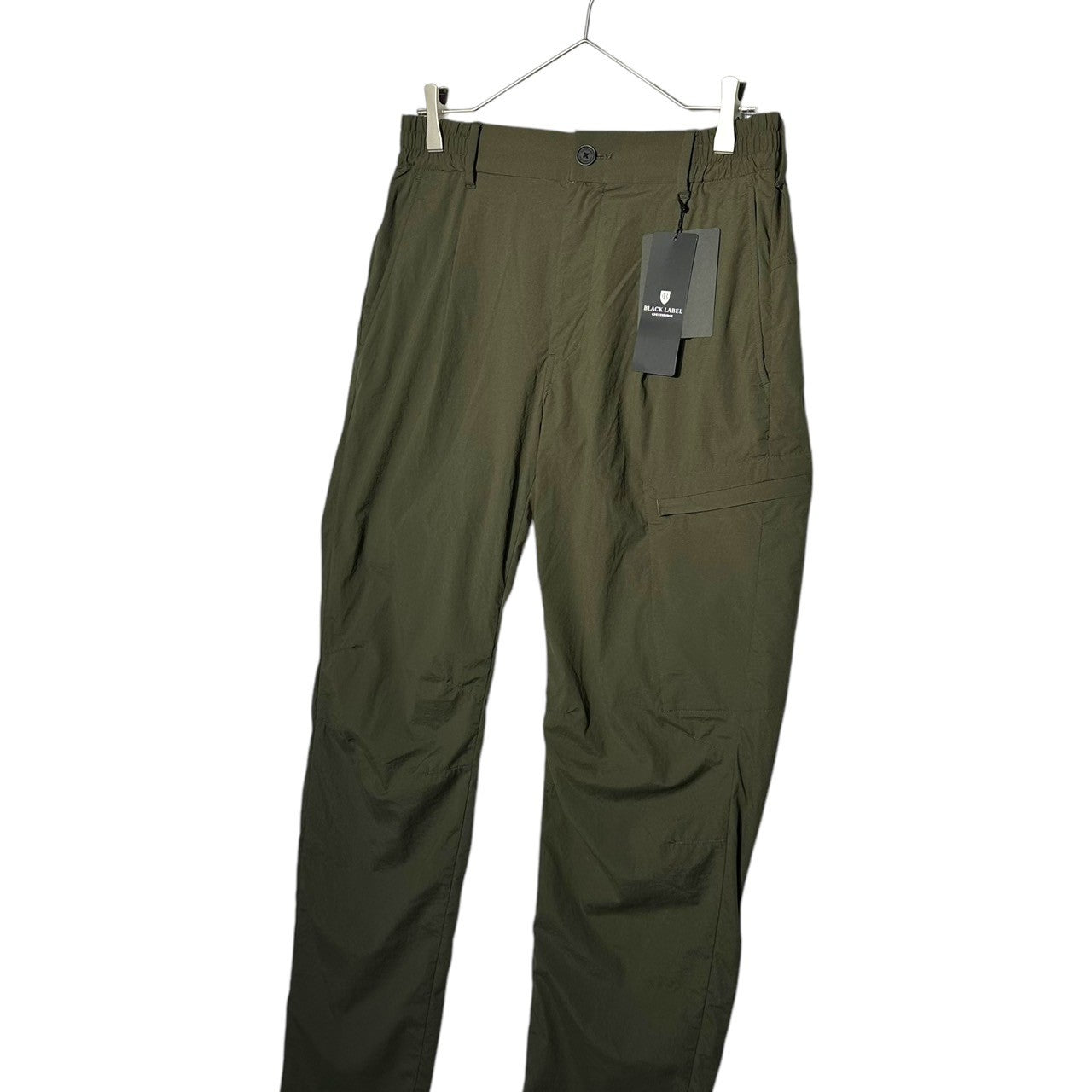 BLACK LABEL CRESTBRIDGE(ブラックレーベルクレストブリッジ) Stretch nylon cargo pants ストレッチ ナイロン カーゴ パンツ 51R48-548-74 M オリーブ BLACK lab.