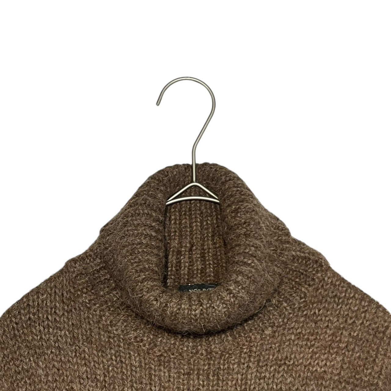 Neil Barrett(ニールバレット) 00's Turtleneck wool switching knit L ブラウン