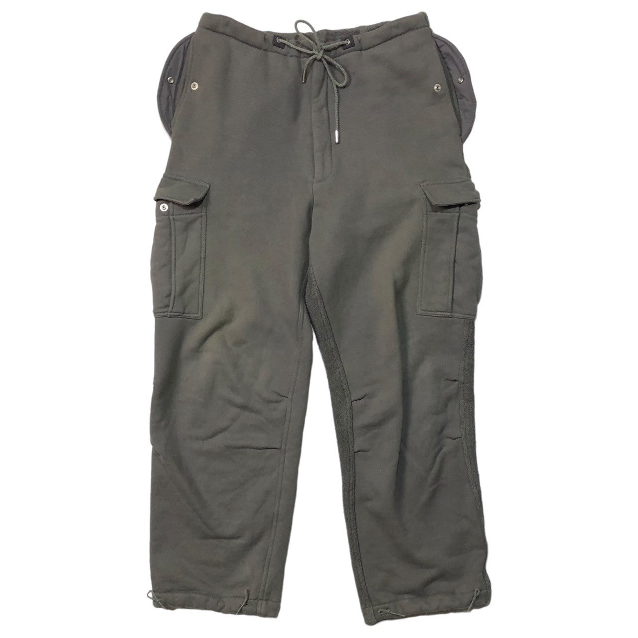 Name.(ネーム) 22AW ASYMMETRIC SWEAT CARGO PANTS アシンメトリー スウェット カーゴパンツ NMPT-22AW-008 SIZE 1(S) グレー