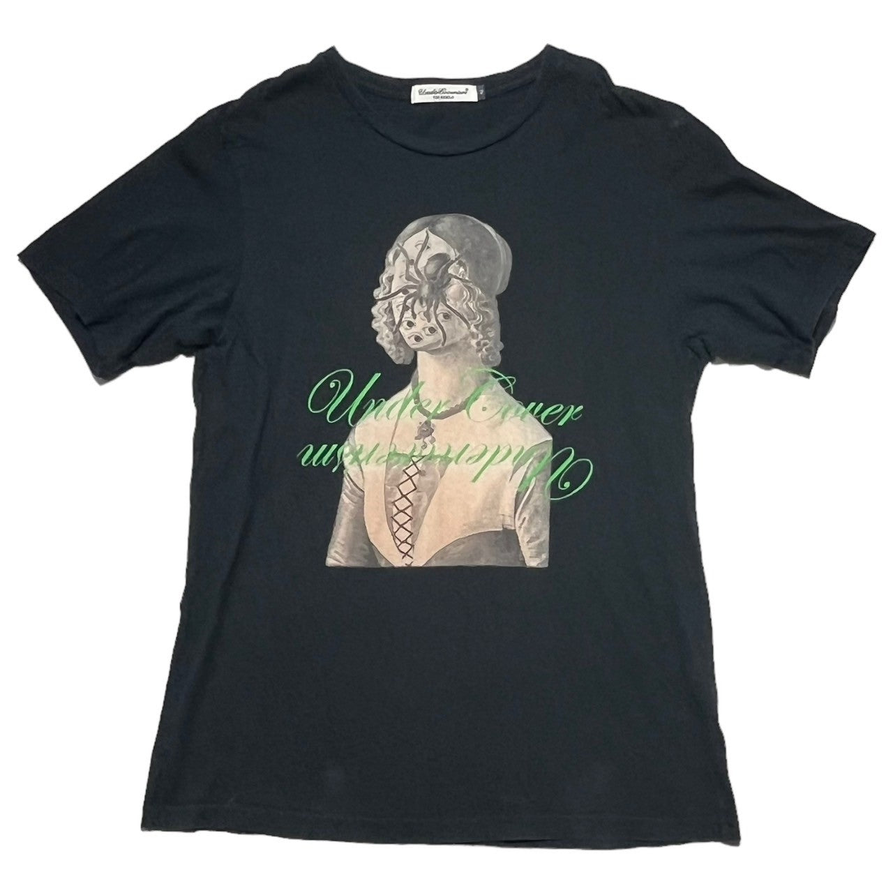 UNDERCOVERISM(アンダーカバイズム) GURUGURU EYES FACE & SPIDER T-SHIRT グルグル アイズフェイス&スパイダー Tシャツ 蜘蛛 M ブラック