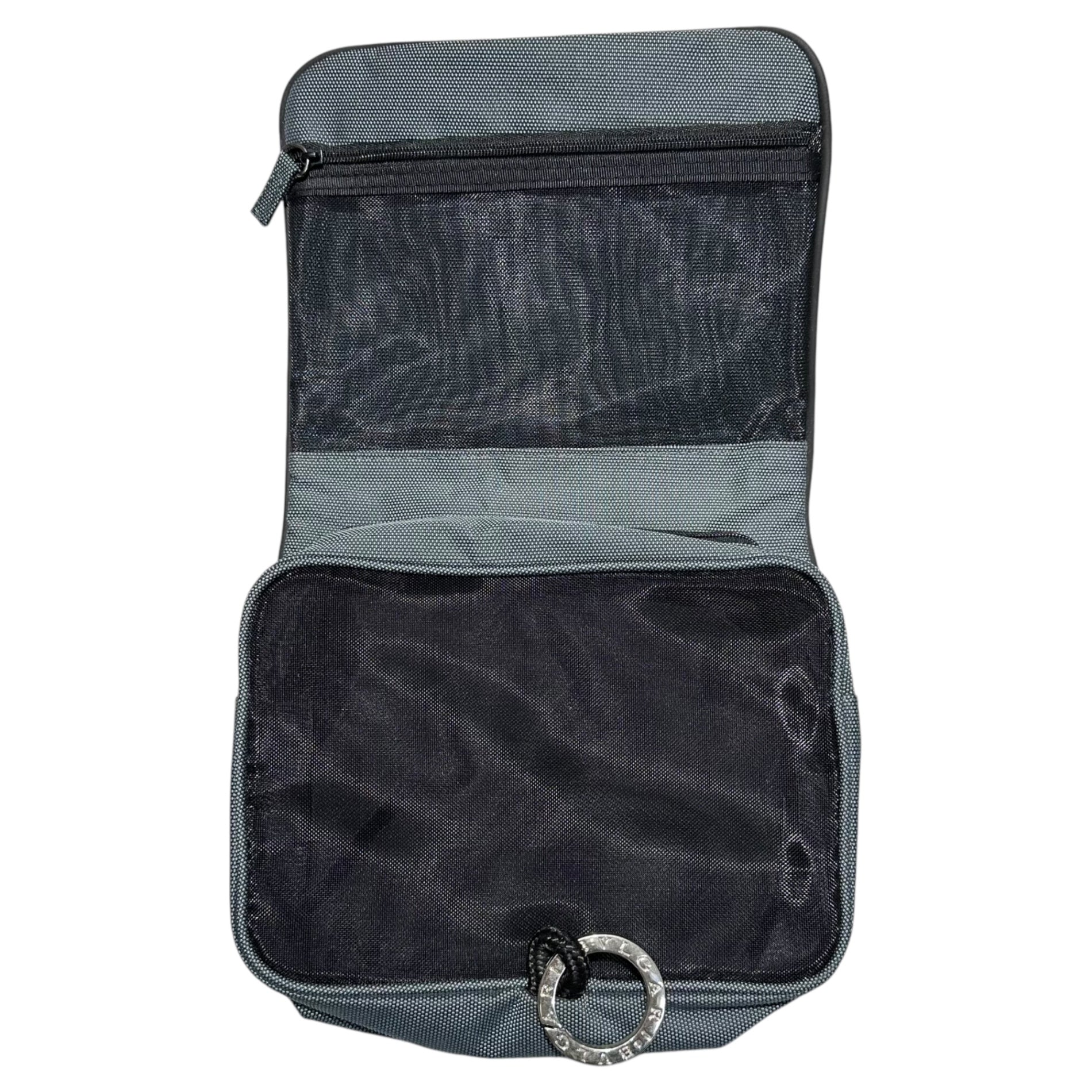 BVLGARI(ブルガリ) PARFUMS Novelty Pouch 限定品 パルファム ノベルティー ポーチ グレー 化粧 香水 非売品