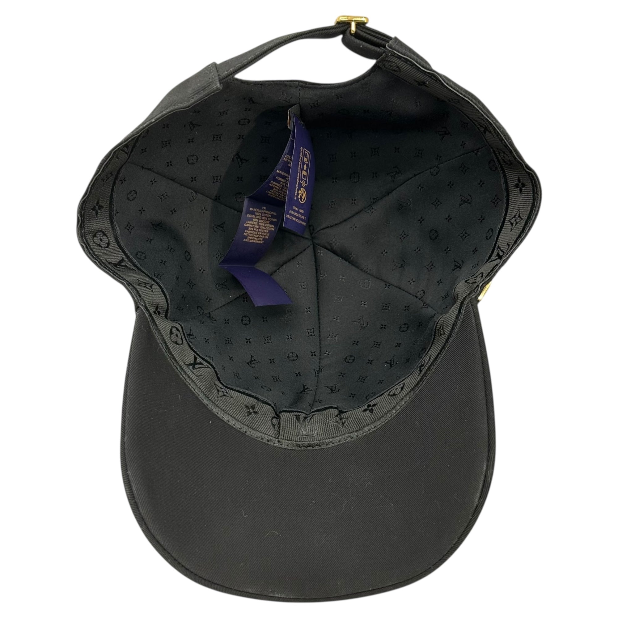 LOUIS VUITTON(ルイヴィトン) CAP キャップ・LV フィリグラム モノグラム 型番:M7293L ブラック 製造番号:AL1254