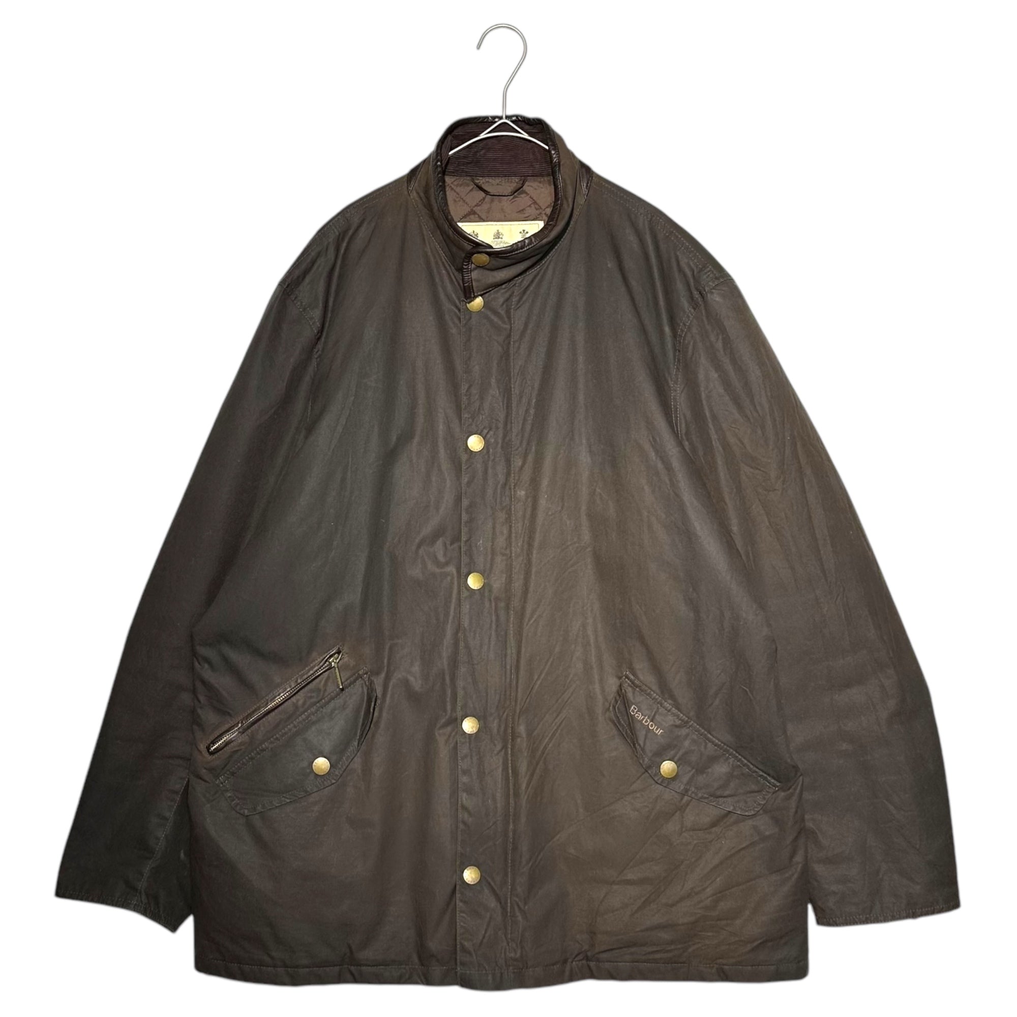Barbour(バブアー) Waxed Prestbury Jacket ワックス プレストベリー ジャケット オイル アウター MWX0726RU91 XXL ブラウン