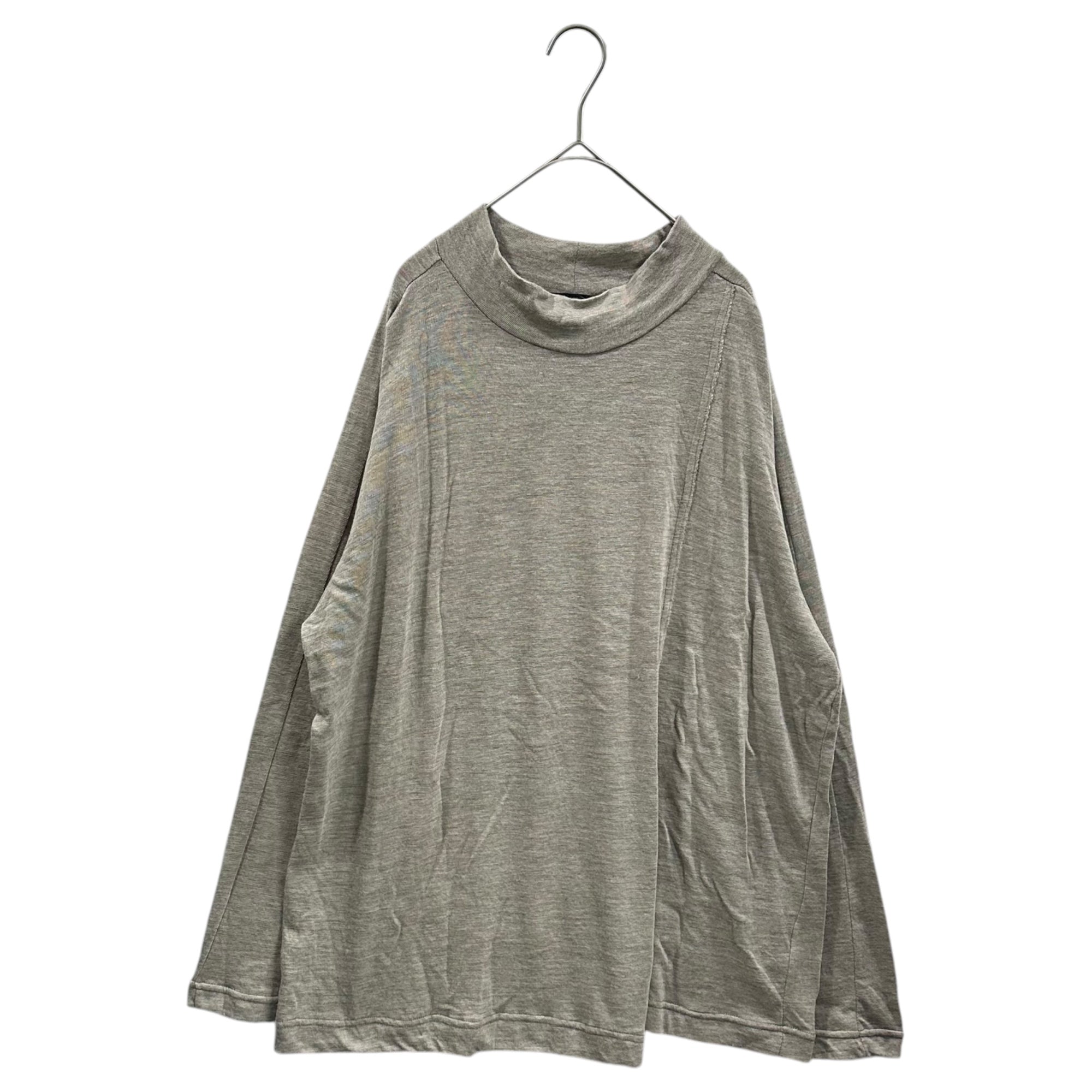 The Viridi-anne(ザヴィリディアン) 2020AW Cotton wool jersey high-neck L/S T-shirt 綿 ウール 天竺 ハイネック 長袖 カットソー - BEIGE VI-3283-01 2 ベージュ