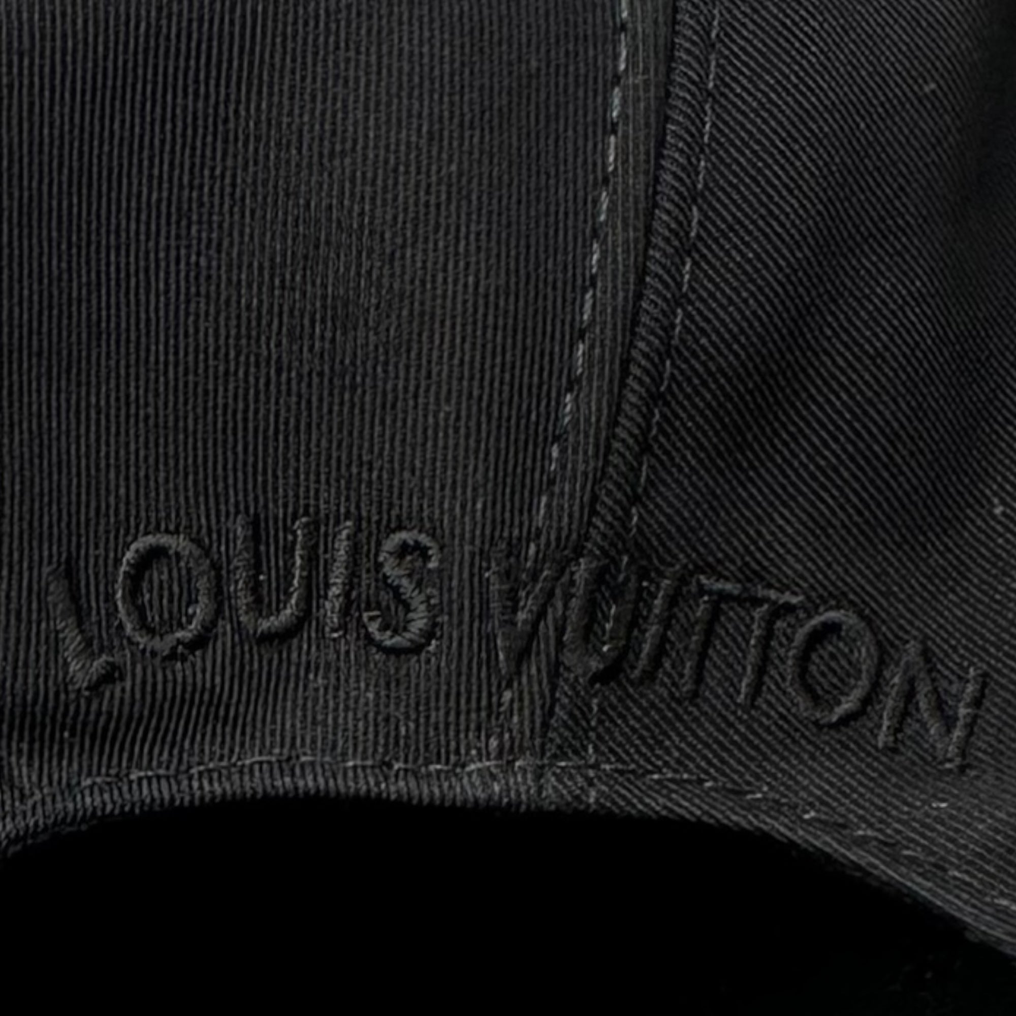 LOUIS VUITTON(ルイヴィトン) Cap LV Fiigramme キャップ LV フィリグラム モノグラム M7293L ブラック AL1254 LVジャパンタグ