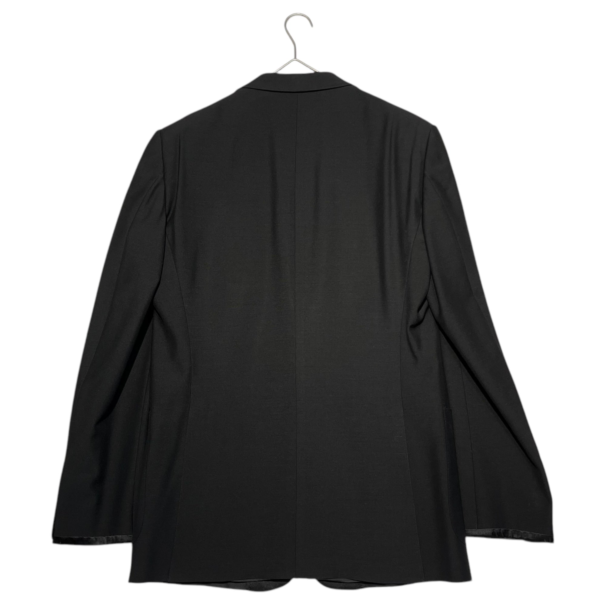 GUCCI(グッチ) Wool Mohair Satin Lapel Tuxedo Setup ウール モヘア サテンラペル タキシード 121343.Z9020 52(XL程度) ブラック スーツ ジャケット スラックス