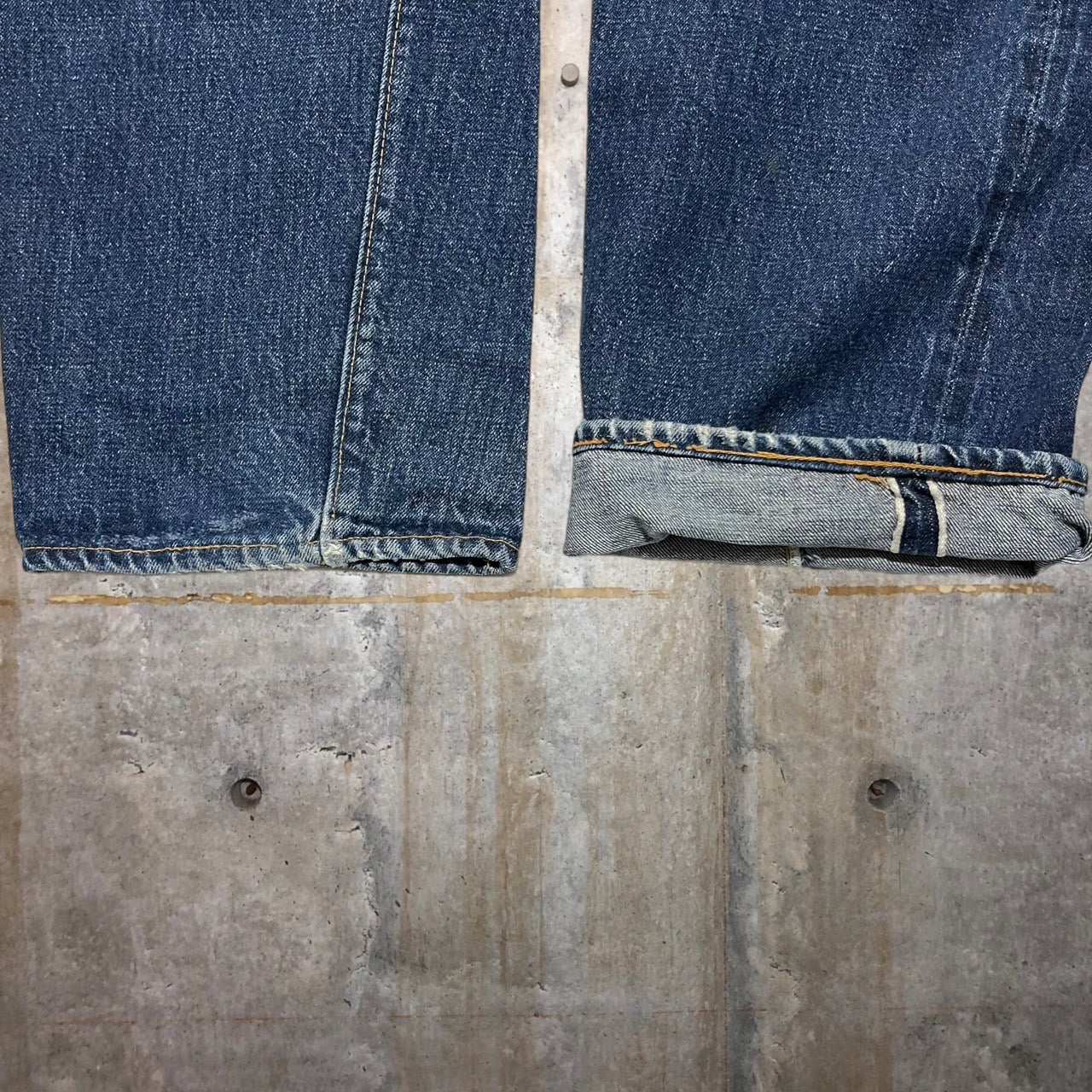 Levi's(リーバイス) 70's 66前期501vintage denim pants/ヴィンテージデニムパンツ/ストレート 表記無し(W37程度) インディゴ/濃紺 1975年1月製造 70年代 70s スモールe 赤耳