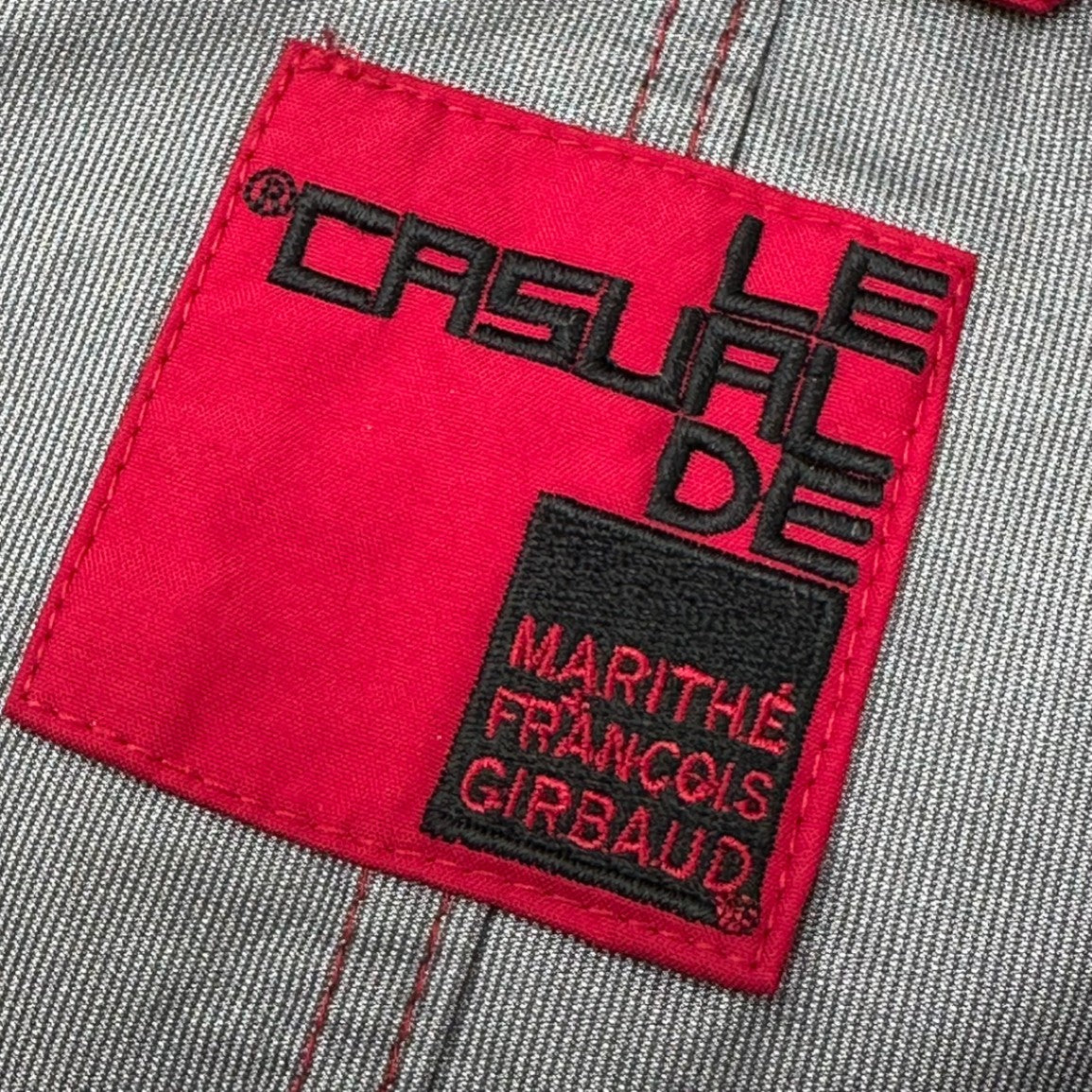 MARITHE FRANCOIS GIRBAUD(マリテフランソワジルボー) Old Double-Nylon Parka オールド ダブル ナイロン パーカー M7-4658 M レッド