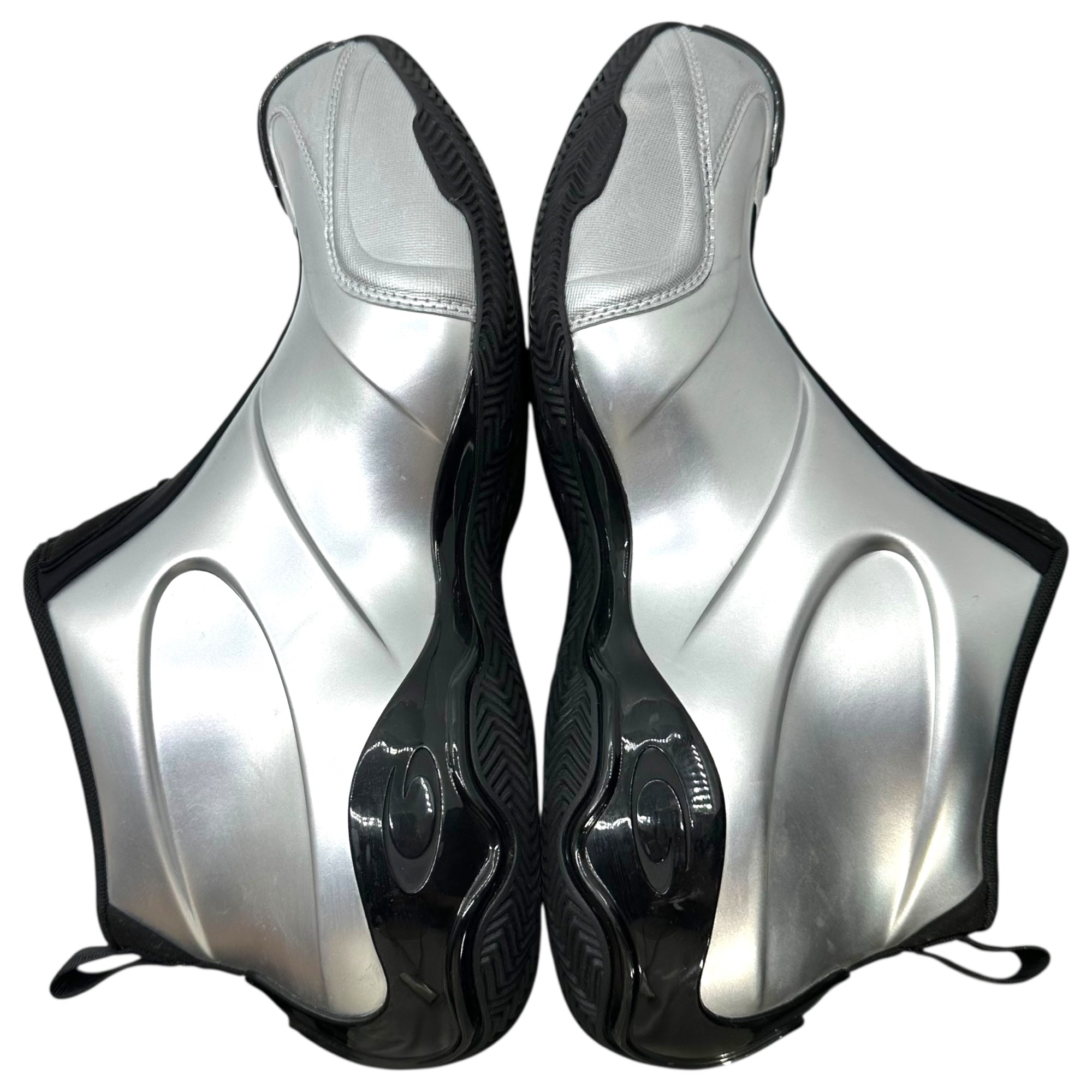 BALENCIAGA(バレンシアガ) Basketball Sneakers バスケットボール スニーカー 824909 27.5cm シルバー×ブラック