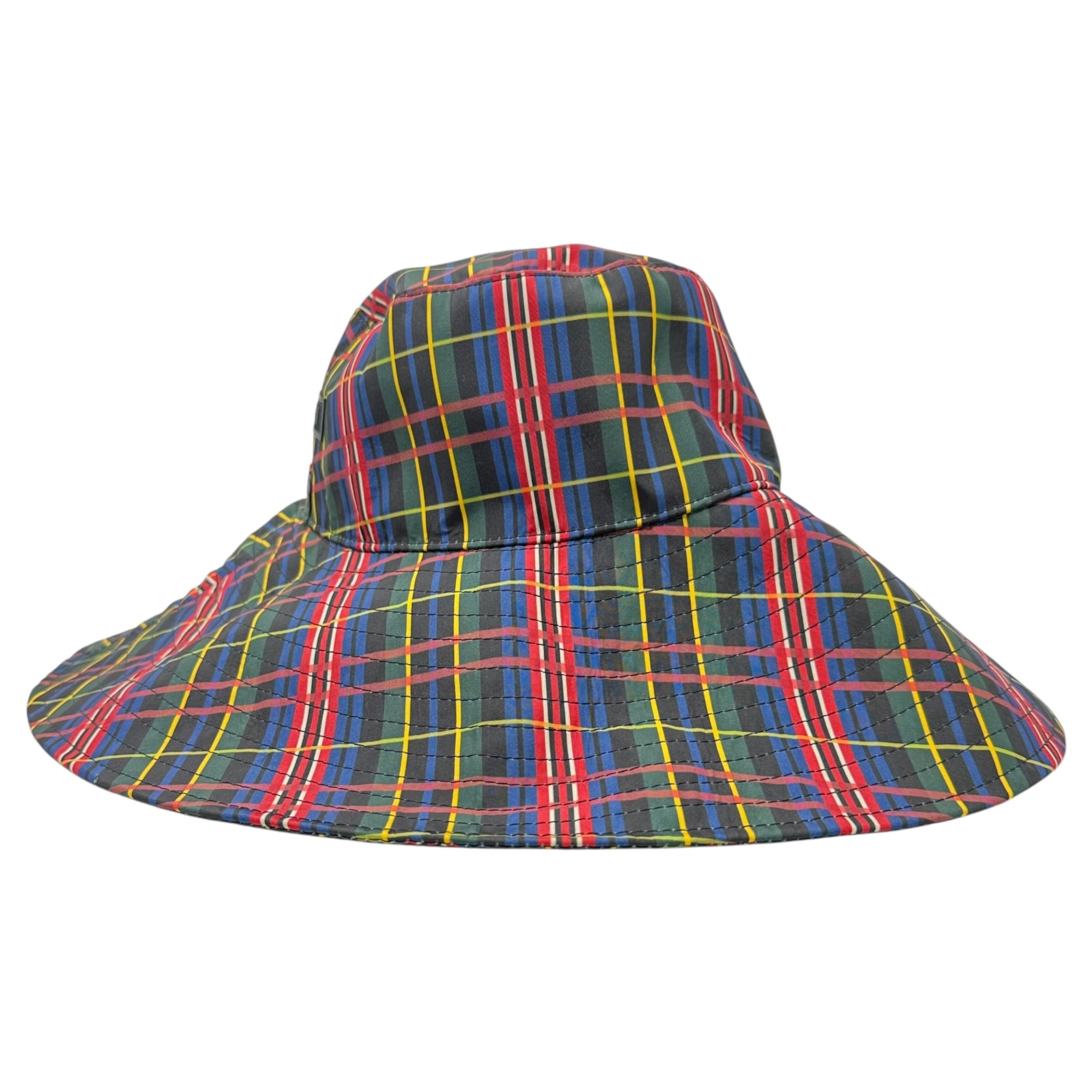 GANNI(ガニー) Logo Check Safari Hat ロゴ チェック サファリ ハット XS/S マルチカラー