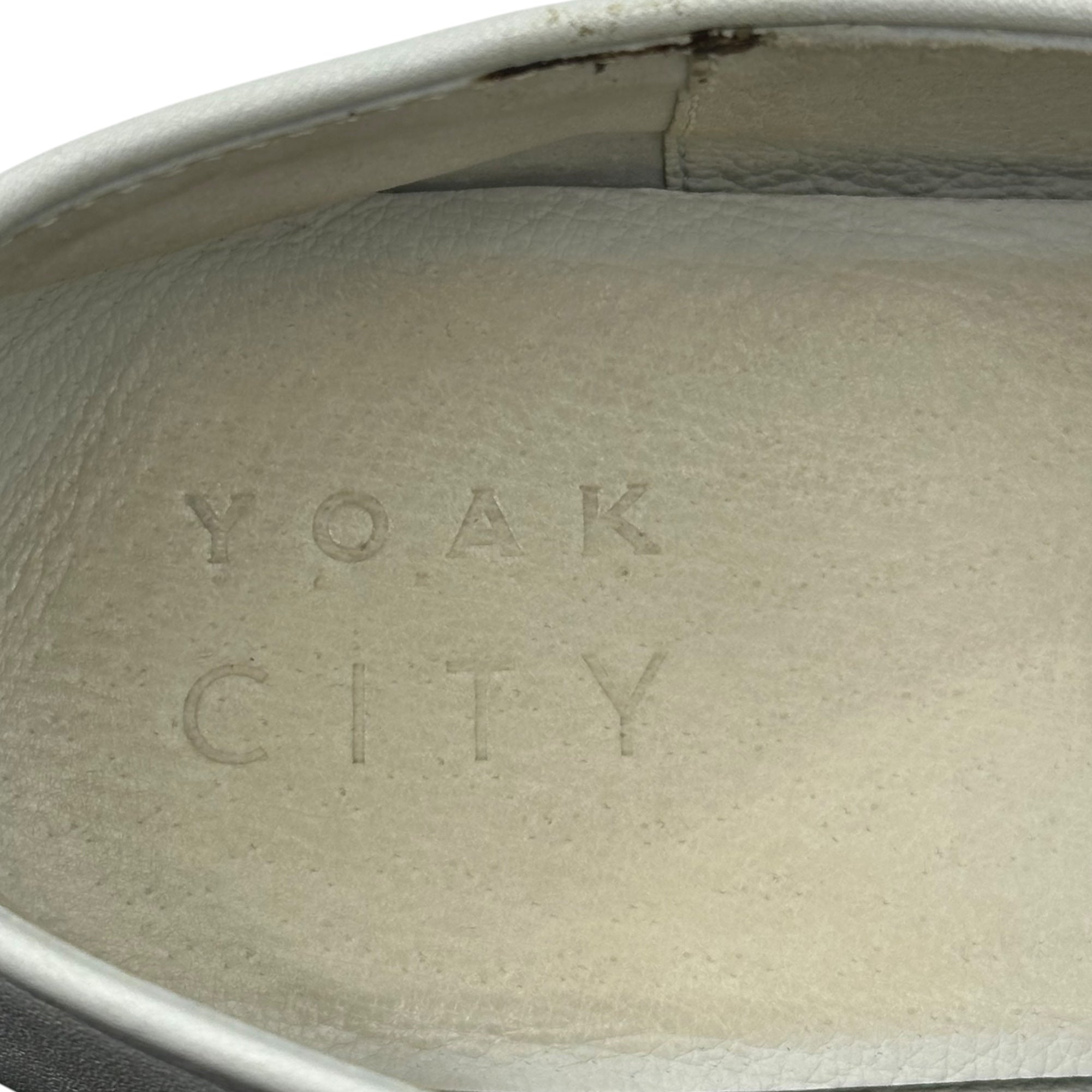 YOAK × CITY(ヨーク × シティー) EX KUNG FU SHOES 別注 カンフー シューズ 2(26~26.5㎝程度) ホワイト レザー 革靴