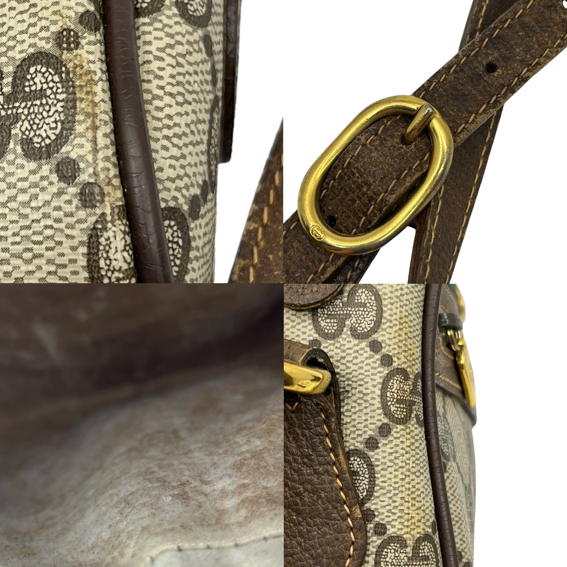 GUCCI(グッチ) GG canvas sherry line shoulder bag GGキャンバス シェリーライン ショルダーバッグ 56.02.087 ベージュ