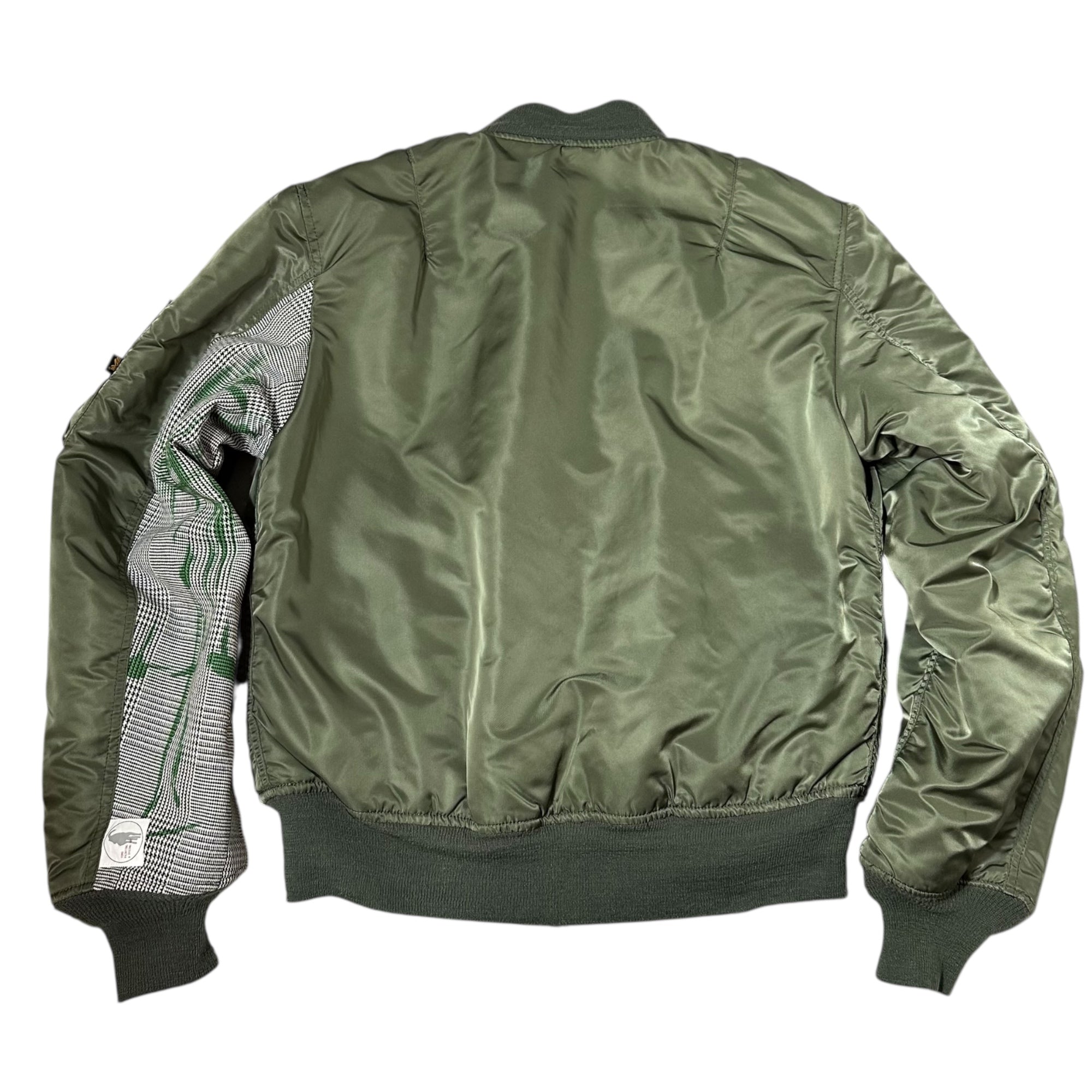 GOODENOUGH × ELECTRIC COTTAGE × TOMO(グッドイナフ × エレクトリックコテージ × トモ) Final sale items at ready made MA-1 TOMO's hand painting レディーメイド 最終販売 エムエーワン TOMO氏 ハンドペイント GMA-1-ECL-0902-MOD M-TALL セージグリーン 少数生産稀少品 2001's