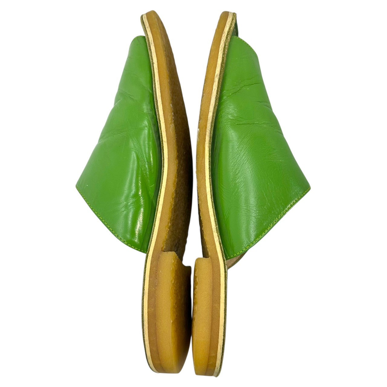Y's(ワイズ) Crepe sole leather sandal クレープソール レザー サンダル YQ-A23-700/2M M グリーン