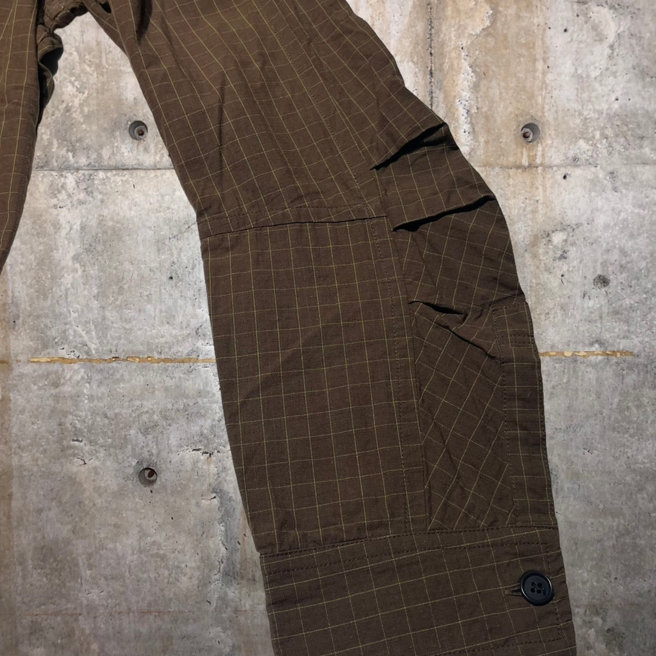 Christopher Nemeth(クリストファーネメス) L/Sチェックシャツ M ブラウン