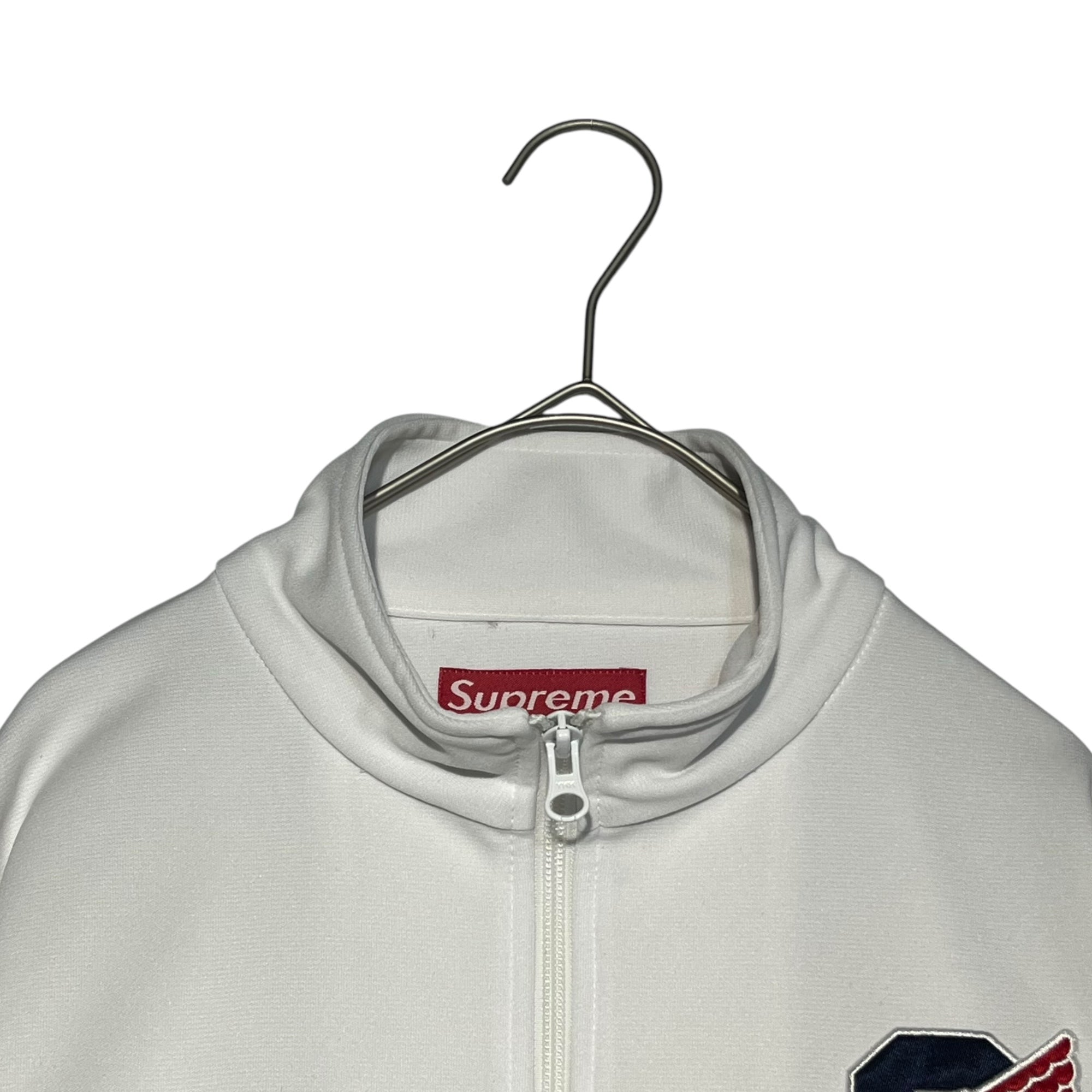SUPREME(シュプリーム) 2005AW "1994" wing foot truck jacket ウィング フット トラック ジャケット L ホワイト 00's ジャージ パロディー