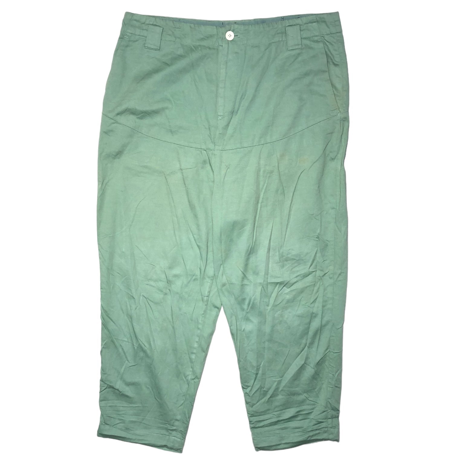 Dulcamara(ドゥルカマラ) Cotton linen wide easy pants コットン リネン ワイド イージー パンツ SIZE 1(S) グリーン