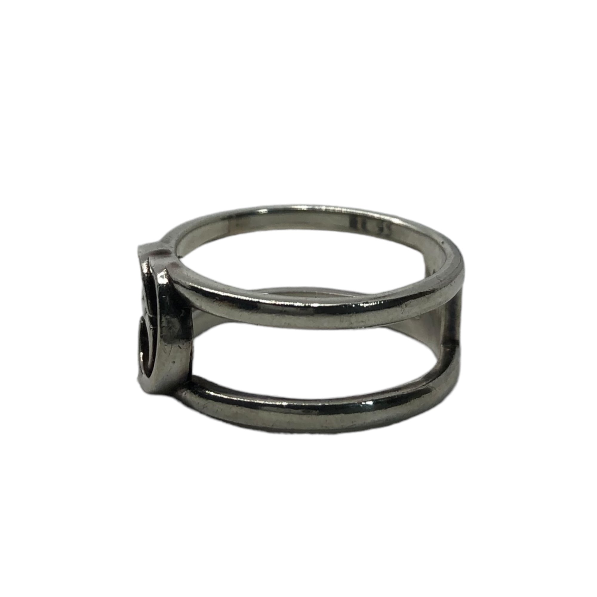 GUCCI(グッチ) INTERLOCKING インターロッキングG ワイド GG ロゴ リング 指輪 295716 J8400 8106 21(約20号) シルバー silver925