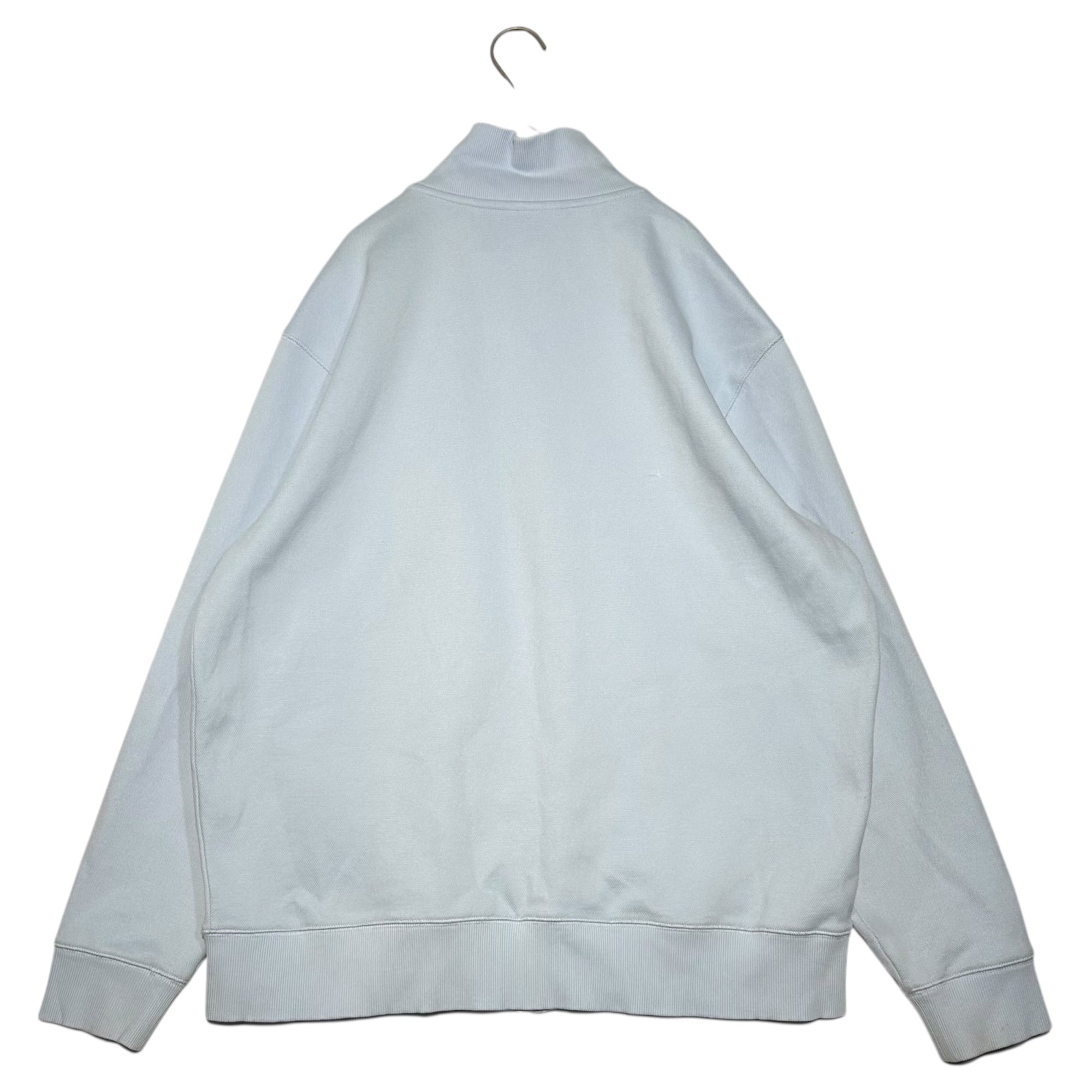 LACOSTE(ラコステ) Logo Track Jacket ロゴ 鹿の子 トラック ジャケット SH6417 US L スカイブルー 鹿の子ジップニット カーディガン ジャージ