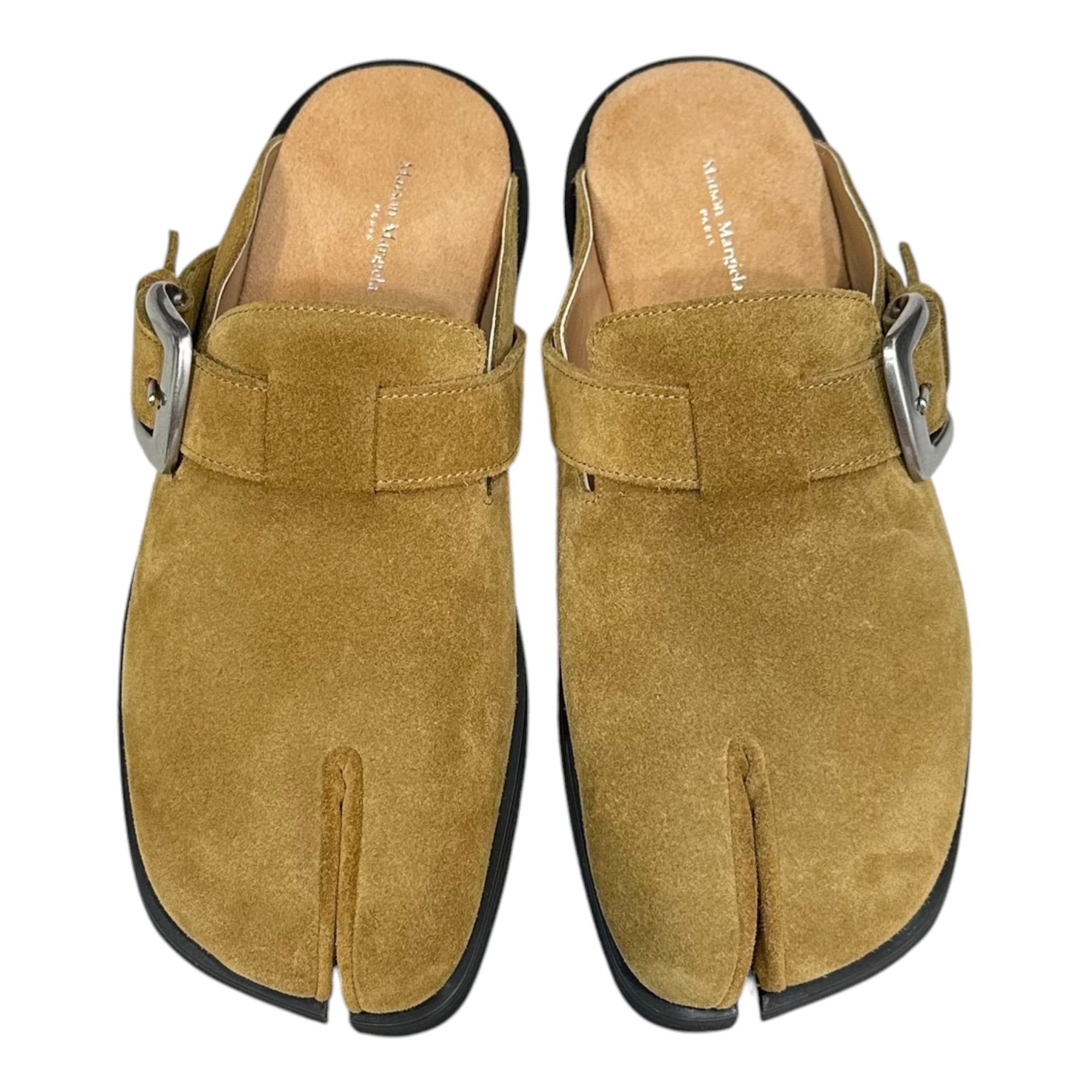 MAISON MARGIELA(メゾンマルジェラ) Tabi Anatomic Mule Slip-On Sandals 足袋 アナトミック ミュール スリッポン サンダル S57WP0108 40 ブラウン COLOR:(Cumin / クミン)