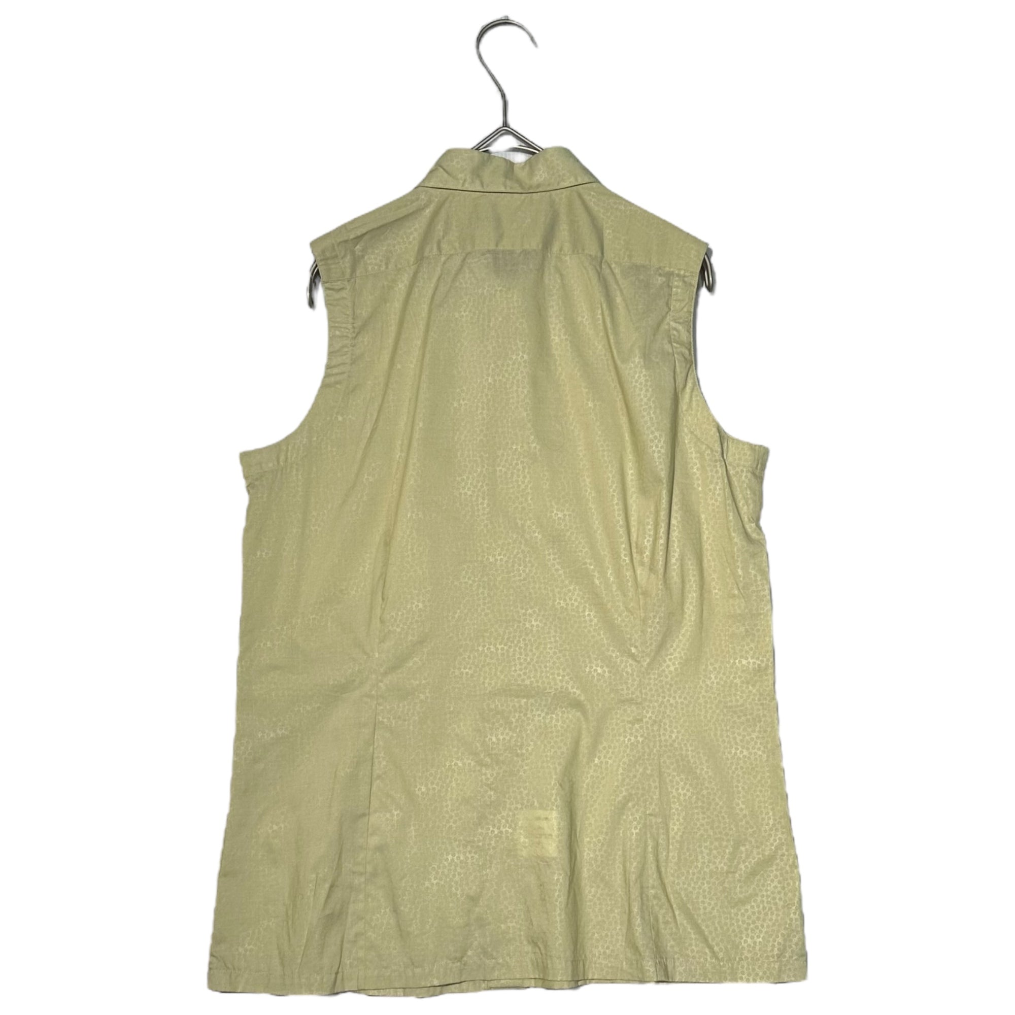 ISSEY MIYAKE(イッセイミヤケ) 90'sノースリーブシャツ IMLB-RN2500-11 L ベージュ