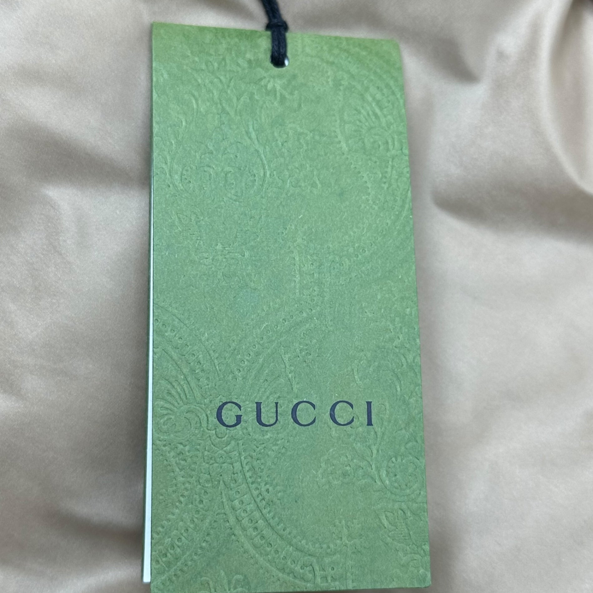 GUCCI(グッチ) 24SS ZAPDW GG Wool flannel padded over long sleeve shirt GG ウールフランネル パデッド オーバー 長袖 シャツ 762183 48 ブラウン ロゴ ジャケット