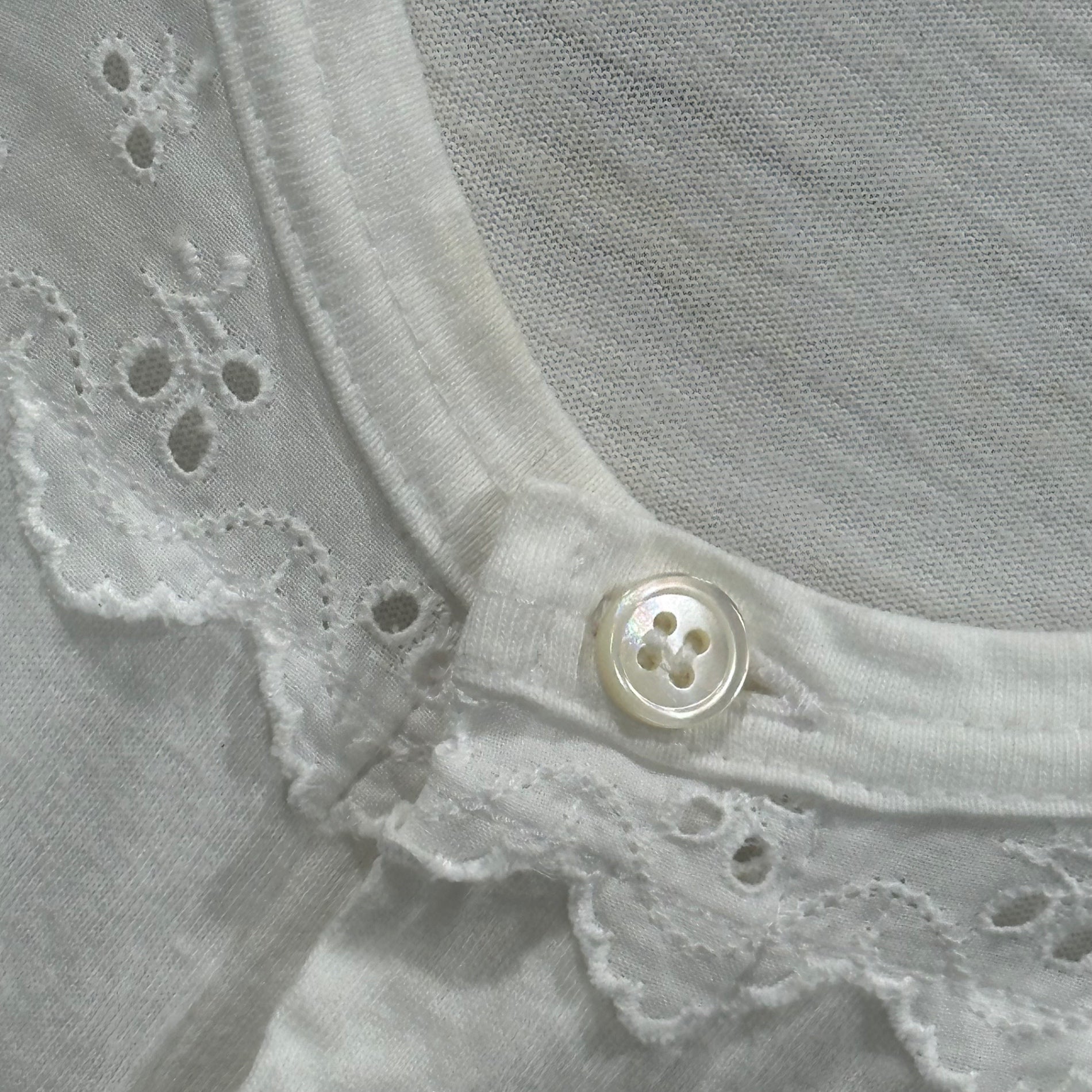 tricot COMME des GARCONS(トリココムデギャルソン) 07SS Cotton Lace Cardigan コットン レース カットソー カーディガン TS-T085 表記無(M程度) ホワイト