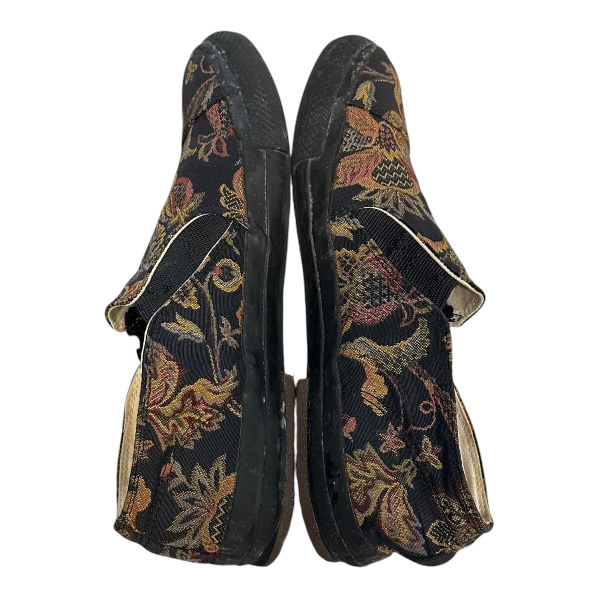YOHJI YAMAMOTO POUR HOMME(ヨウジヤマモトプールオム) Gobelin-Woven Slip-Ons ゴブラン織り スリッポン 4(XL) ブラック