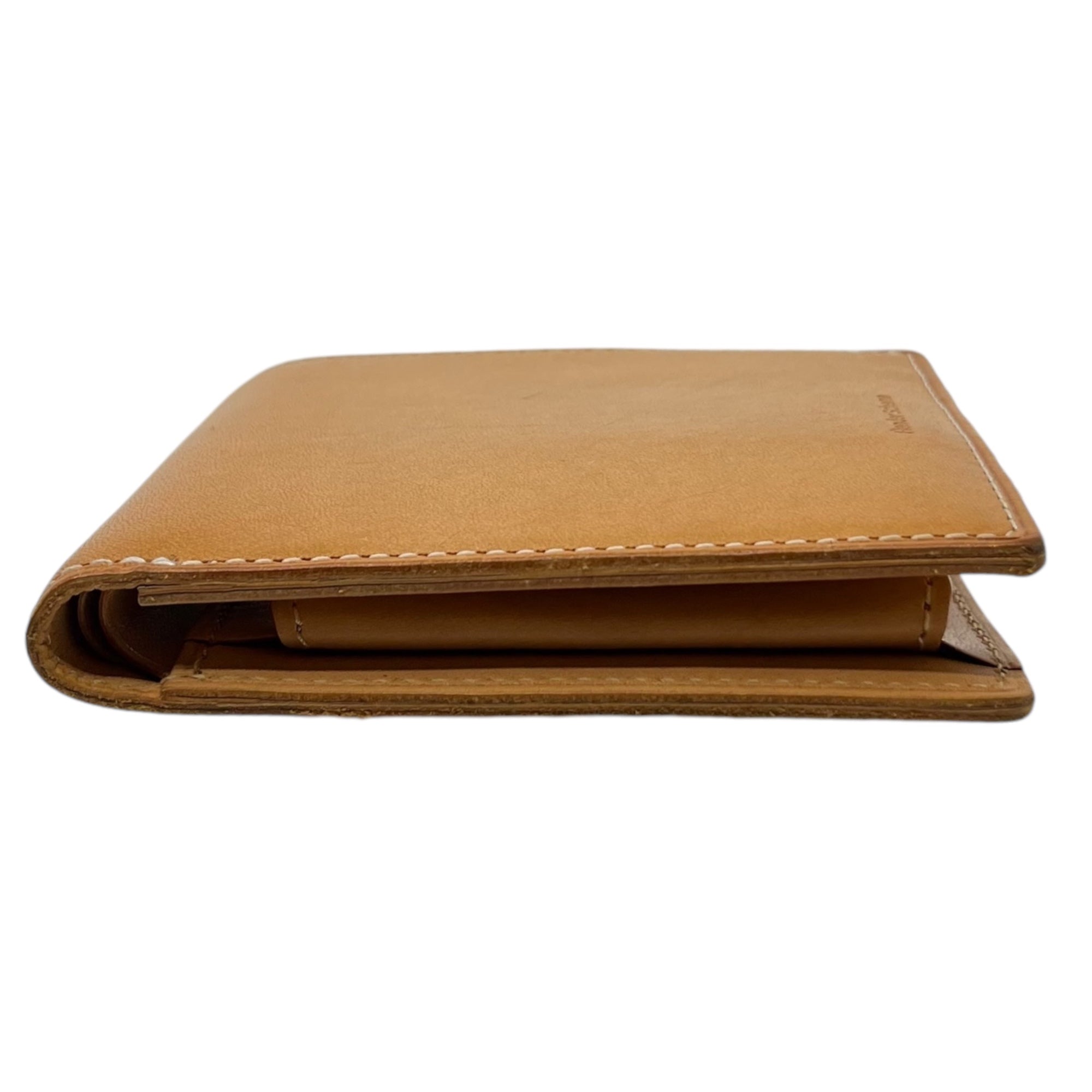 Hender Scheme(エンダースキーマ) half folded wallet 2つ折り レザー ウォレット ナチュラル ヌメ革 財布