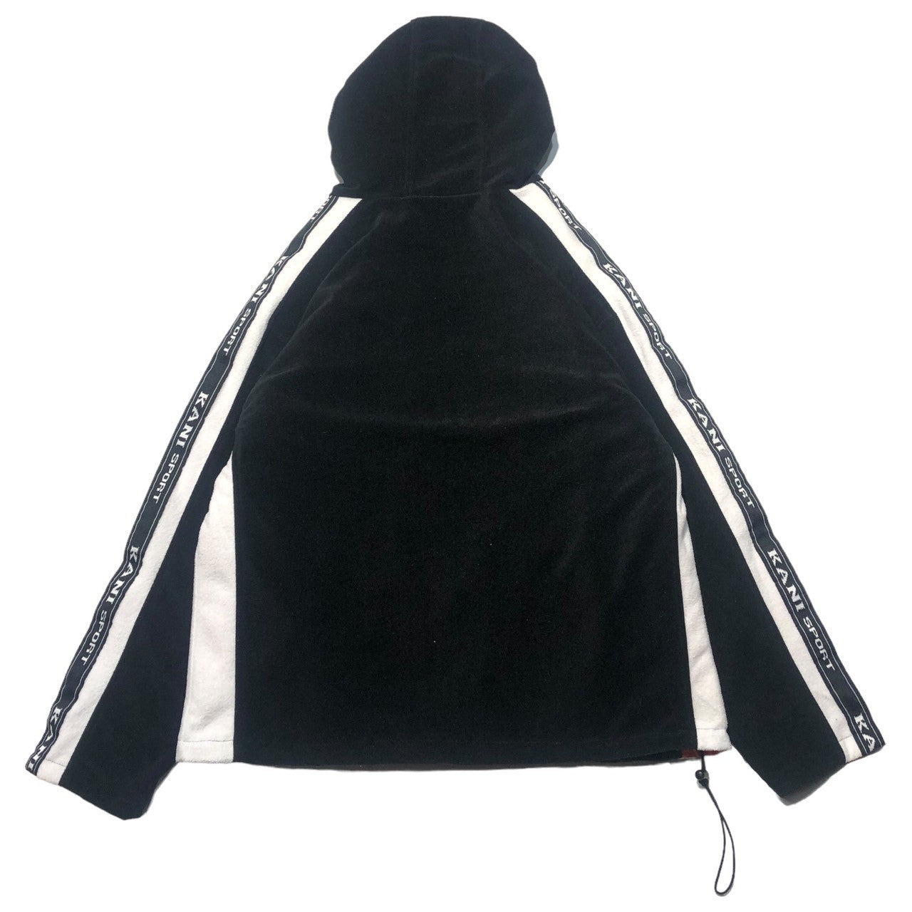 Karl Kani(カールカナイ) 90's logo reversible nylon mountain parka ロゴ リバーシブル ナイロン マウンテンパーカー 表記無し(XL程度) ブラック×オレンジ 90年代 ビッグサイズ