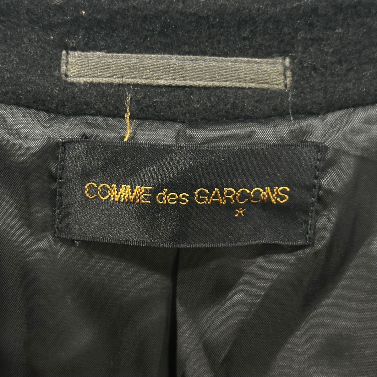 COMME des GARCONS(コムデギャルソン) 1994AW Double-Breasted Wool Long Coat ダブルブレスト ウール ロング コート GC-040120 表記無(FREE) ブラック 90年代 90's