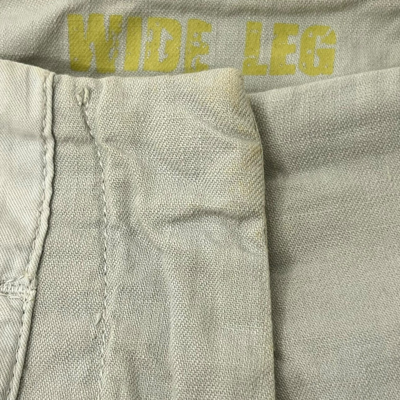 Maison Martin Margiela(メゾン マルタンマルジェラ) 04SS Different fabric pocket parachute pants 異素材 ポケット パラシュート パンツ 38 ベージュ ⑥ ここのえ 本人期 初期 ミリタリー