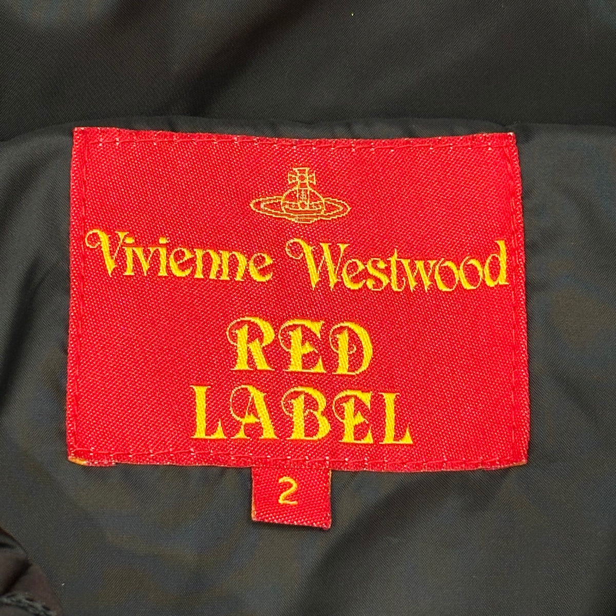 Vivienne Westwood RED LABEL(ヴィヴィアンウエストウッドレッドレーベル) Big-Collar Down Jacket ビッグ カラー ダウン ジャケット 17-01-422001 2 ブラック