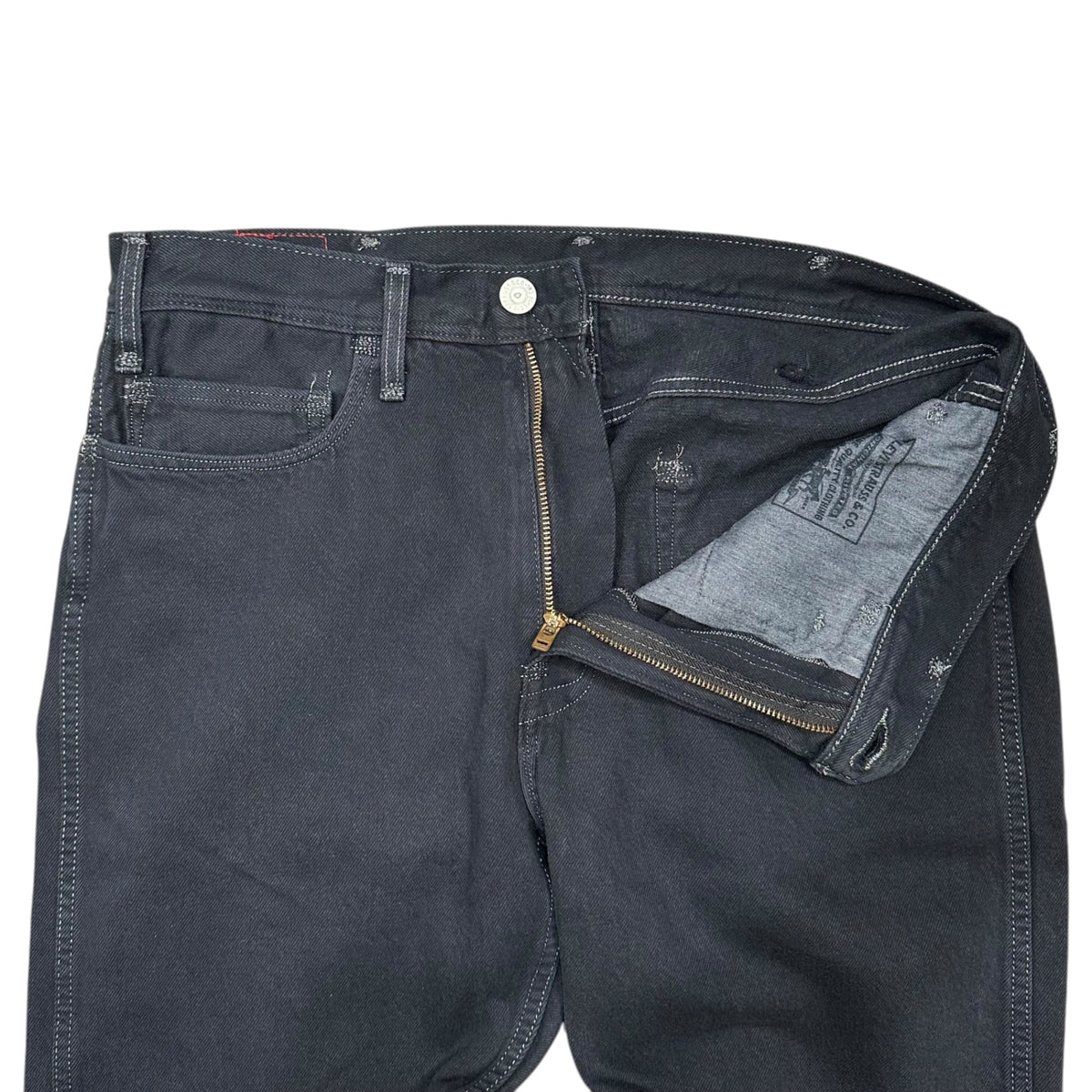 Levi's RED(リーバイスレッド) 502 TAPER レギュラー テーパード ブラック デニム パンツ PC9-A0133-0006 W34 L32 ブラック