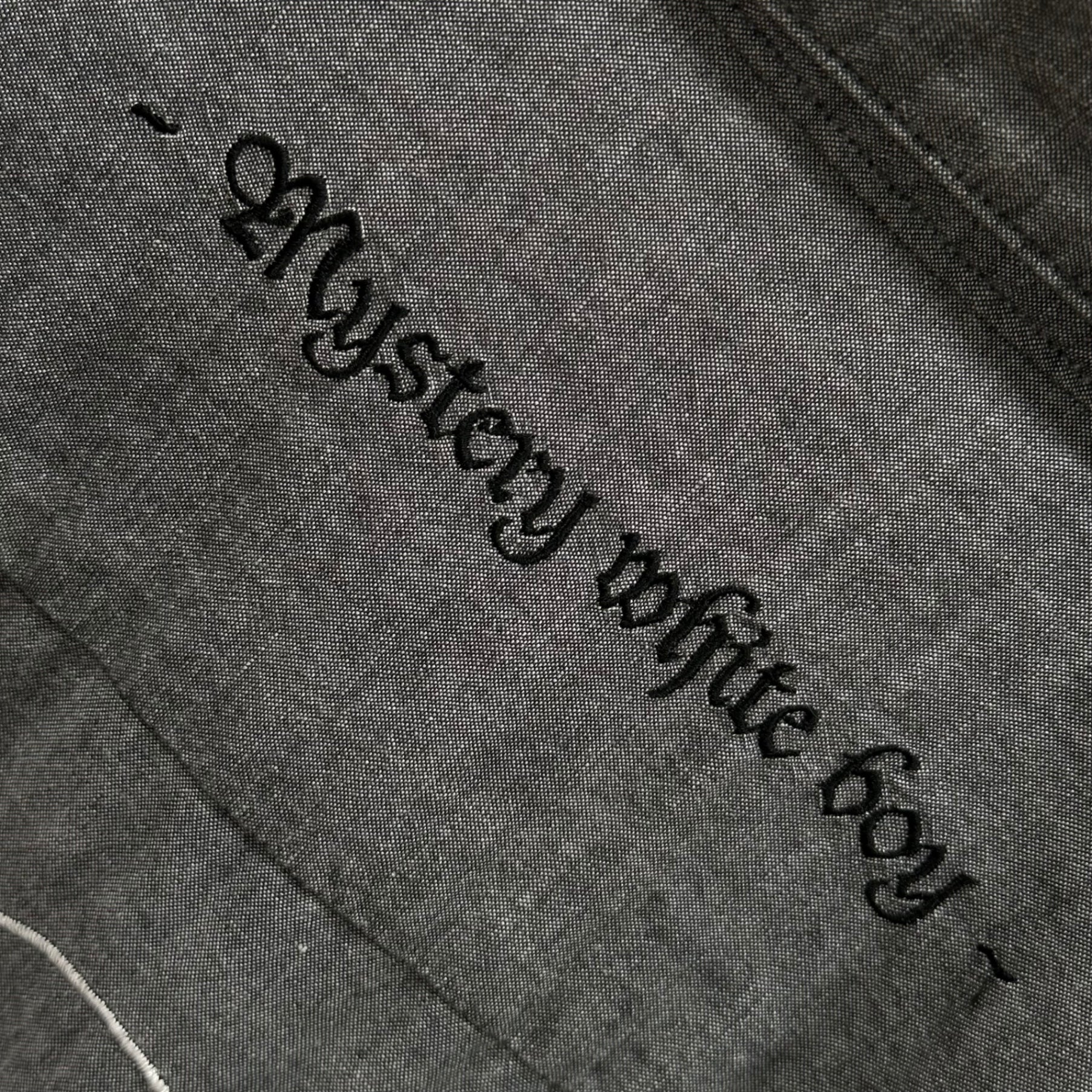 NUMBER (N)INE(ナンバーナイン) 2001SS Jeff Buckley Skull L/S Shirt ジェフ バックリー スカル 長袖 シャツ 3(M) グレー MYSTERY WHITE BOY 切りっ放し 宮下貴裕 アーカイブ