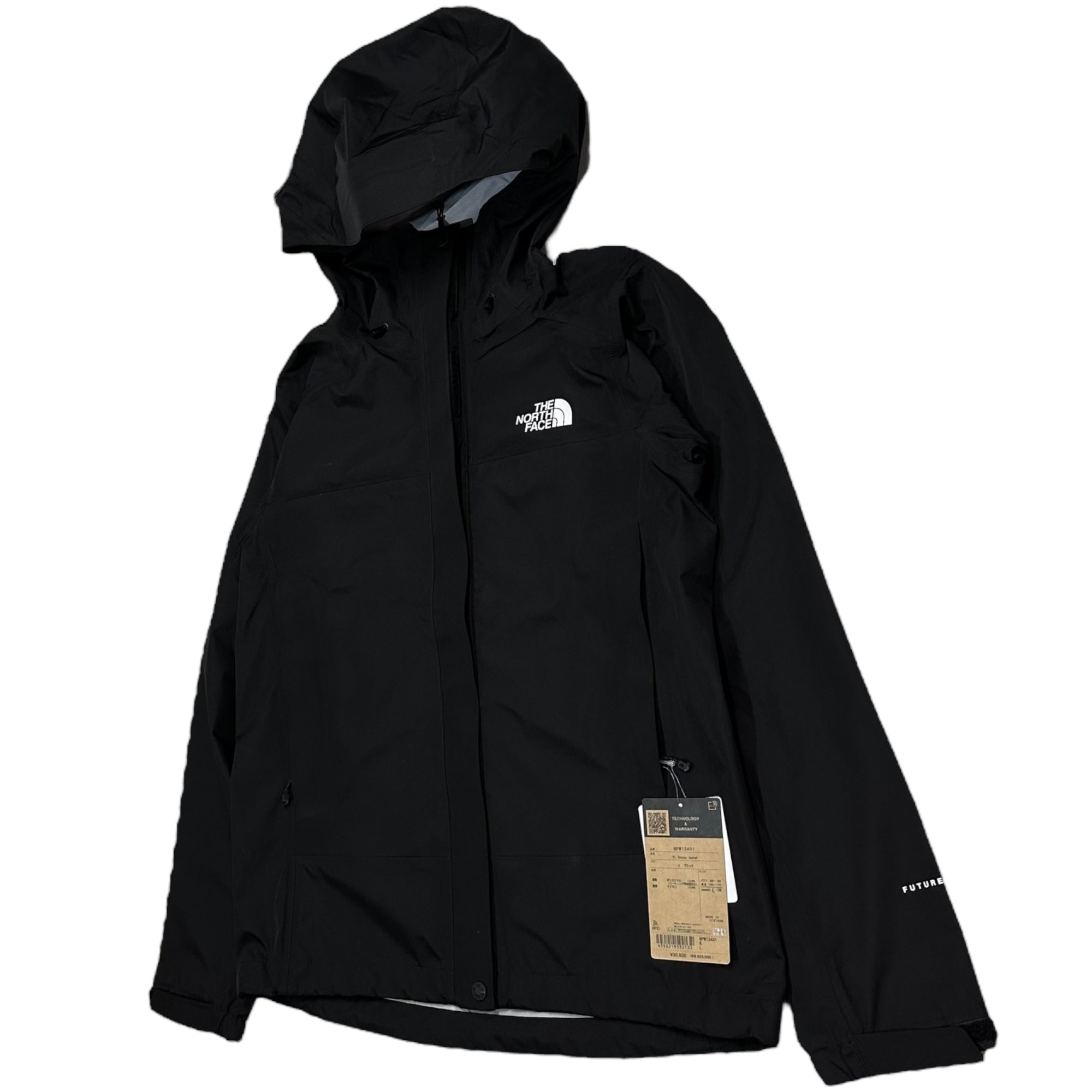 THE NORTH FACE(ノースフェイス) FL Drizzle Jacket フューチャーライト ドリズル ジャケット NPW12401 L ブラック マウンテンパーカー シェル アウトドア