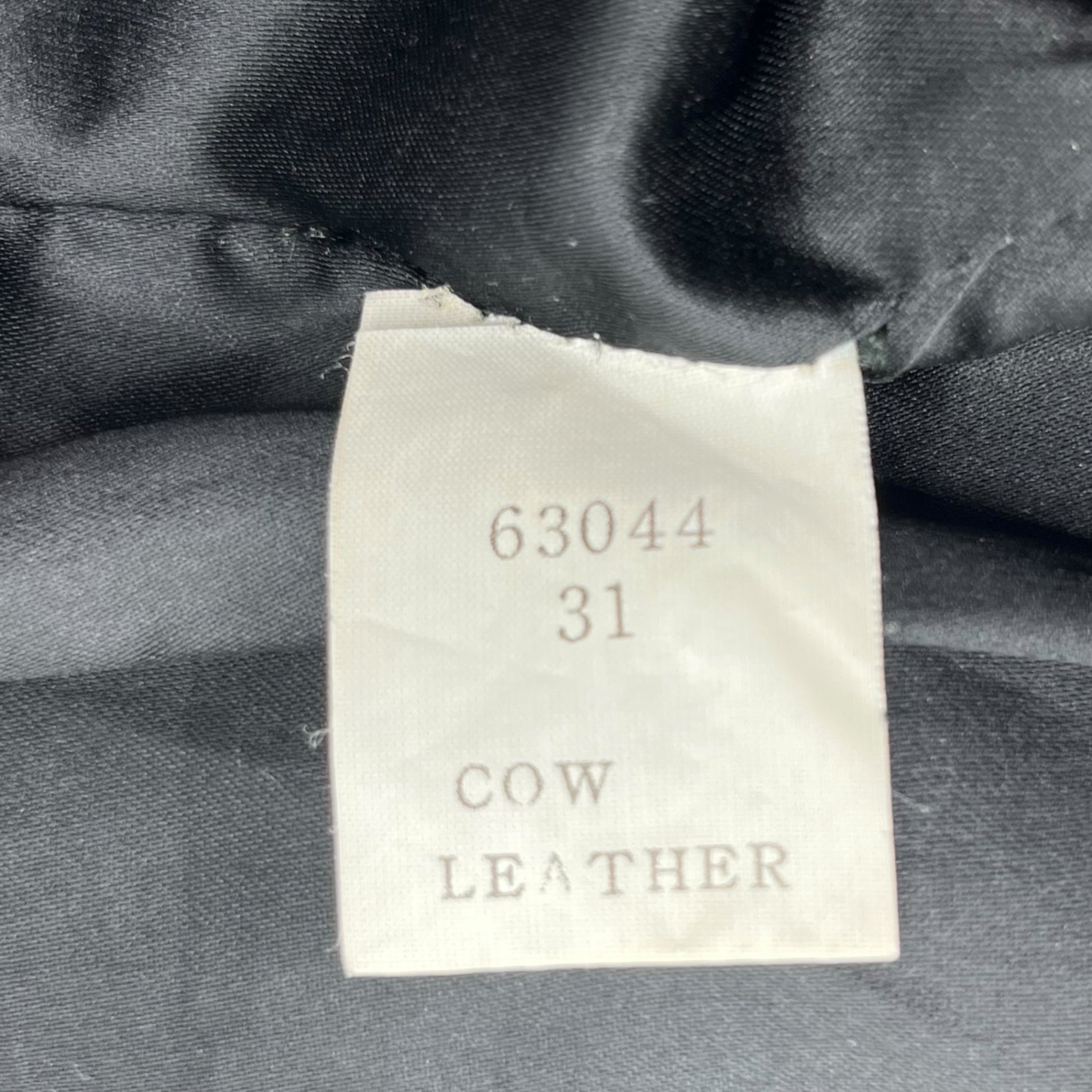 B.B.H.CLOTHING(ビービーエイチクロッシング) Straight cow leather pants ストレート カウレザー パンツ 31 ブラック 本革 牛革 バイカー