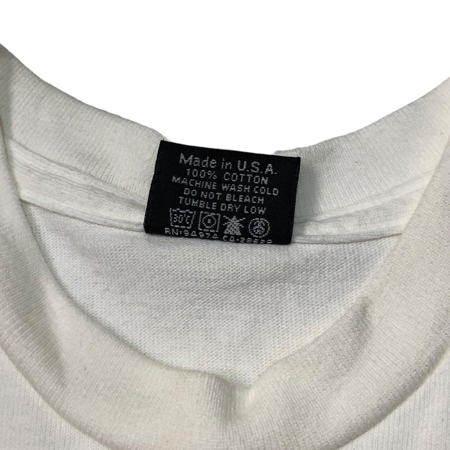 STUSSY(ステューシー) 00's CUSTOMADE riders skull Tシャツ ライダース スカル SIZE FREE ホワイト 逆さクロスボーンスカル OLD STUSSY