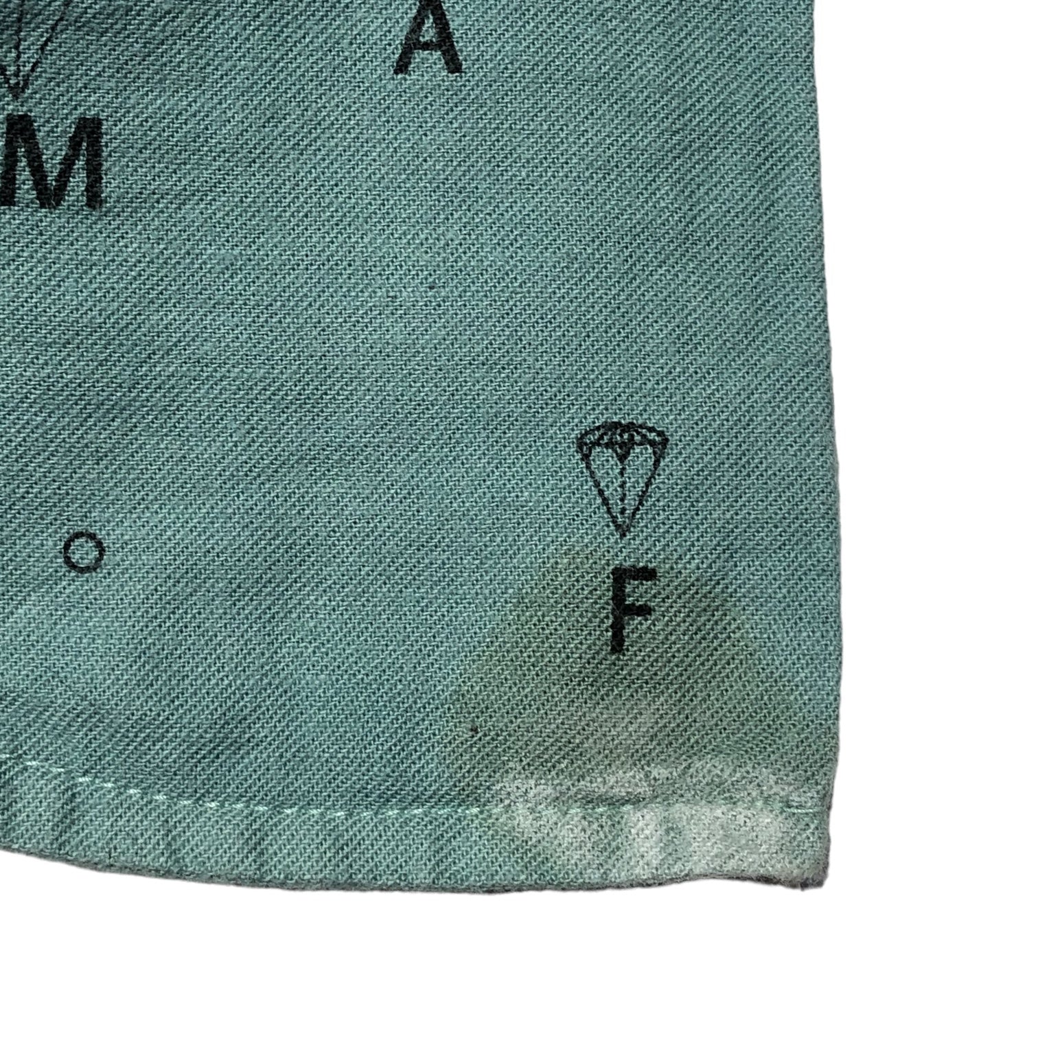 Dulcamara(ドゥルカマラ) Cotton linen wide easy pants コットン リネン ワイド イージー パンツ SIZE 1(S) グリーン