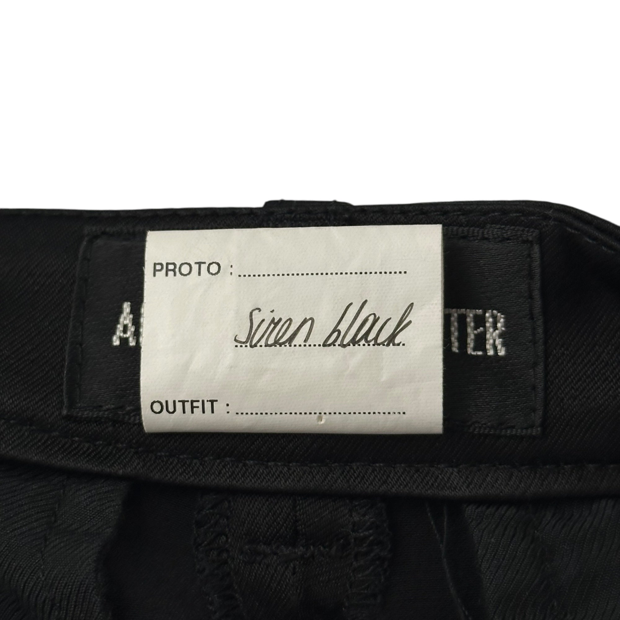 ANN DEMEULEMEESTER(アンドゥムルメステール) archive Short Pants アーカイブ ショート パンツ SAMPLE品 サンプル 38(M程度) ブラック