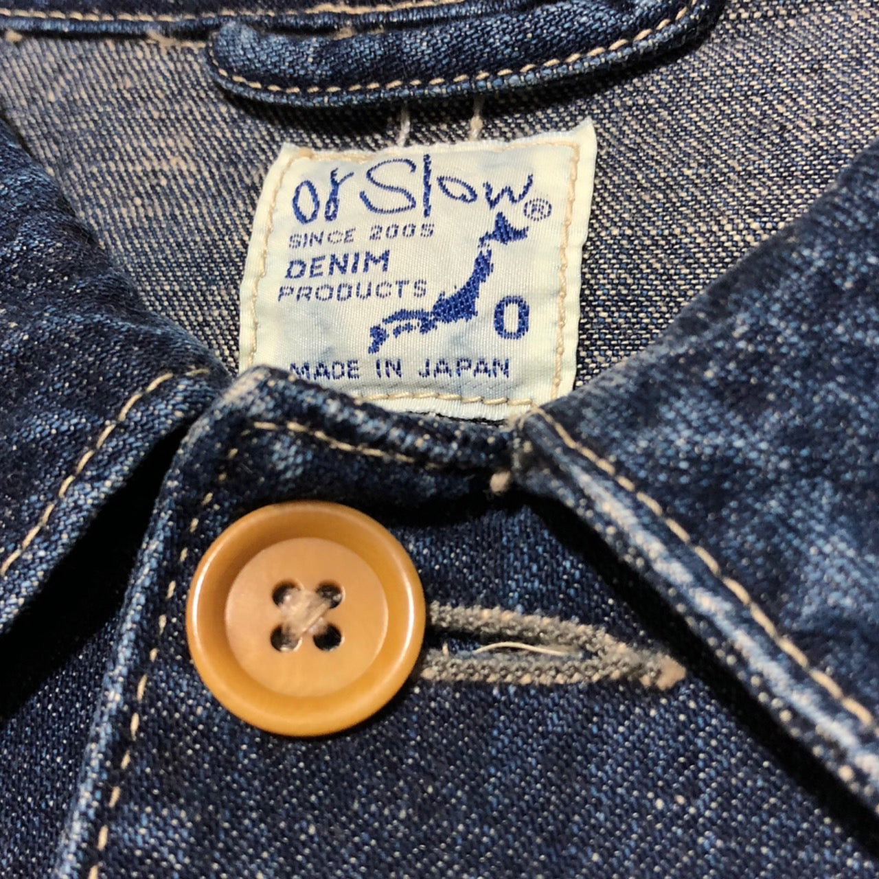 orslow(オアスロウ) デニムエンジニアコート/ショップコート/ロングコート 0(XSサイズ程度) インディゴ/ブルー