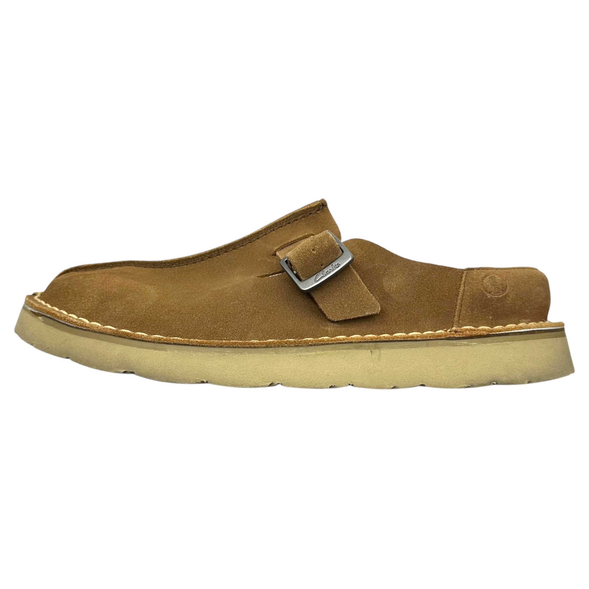 clarks(クラークス) Solsbury Mule ソルスブリー ミュール - ダークサンド スエード 15522 UK9(27cm程度) ブラウン サンダル モカシン シューズ