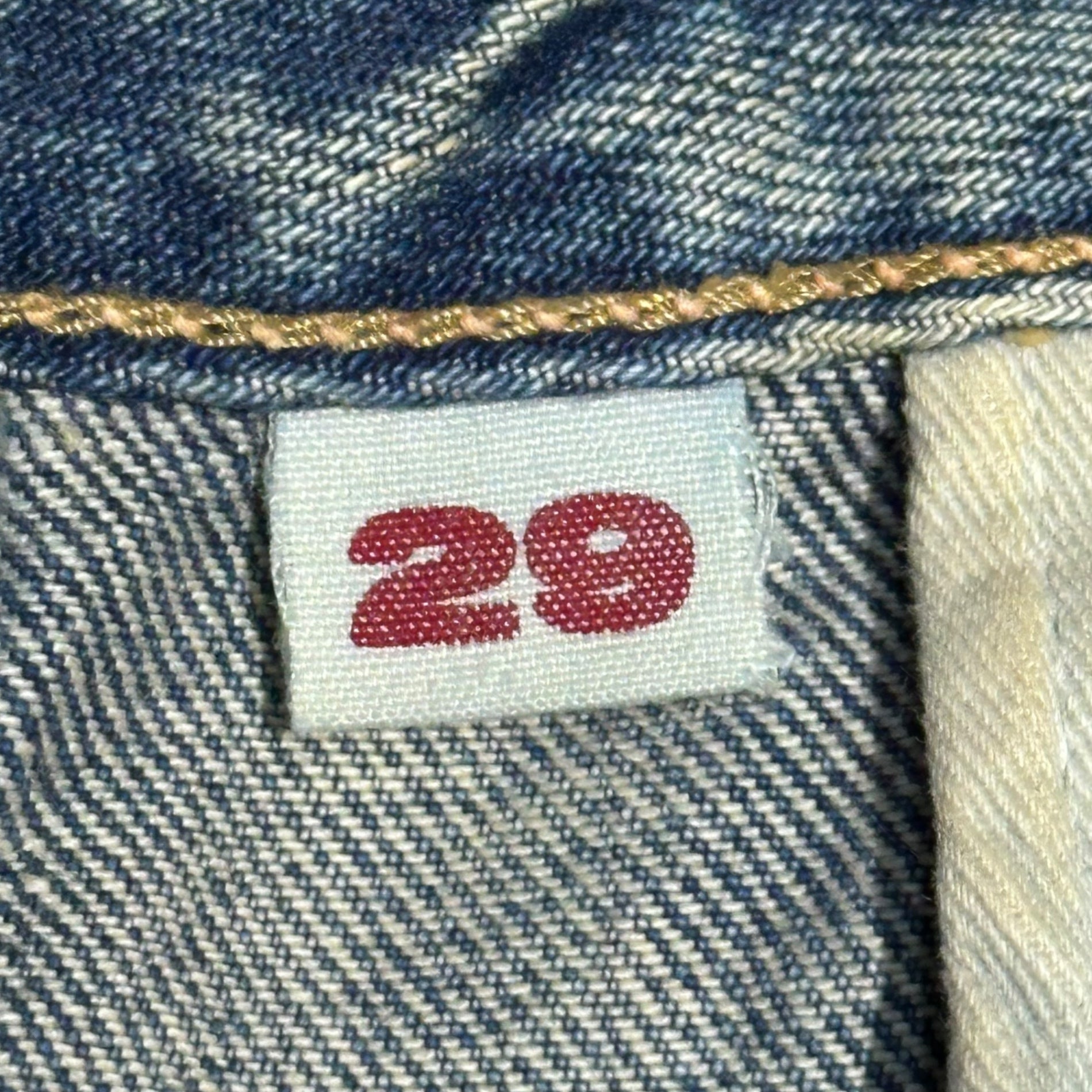 BLUE BLUE(ブルーブルー) Patchwork Remake Denim Pants パッチワーク リメイク デニム パンツ 29 ライトインディゴ 著名人着用 1点物 刺し子