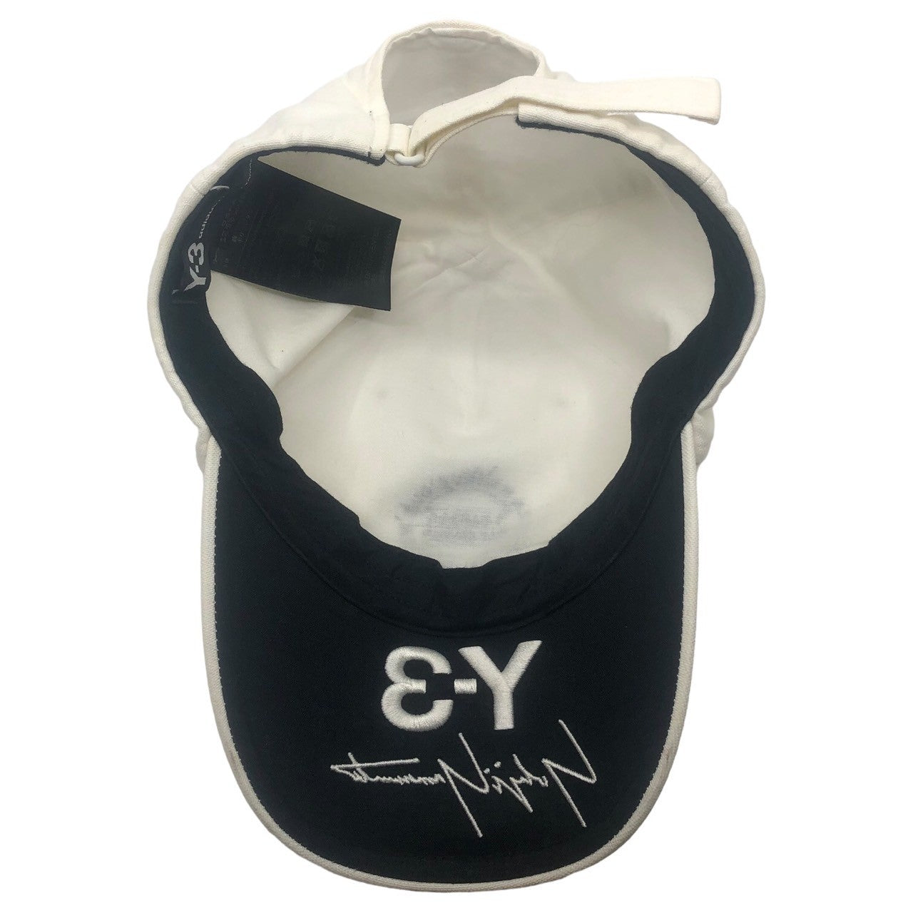 Y-3(ワイスリー) logo embroidery cap ロゴ 刺繍 キャップ CY3539 ホワイト