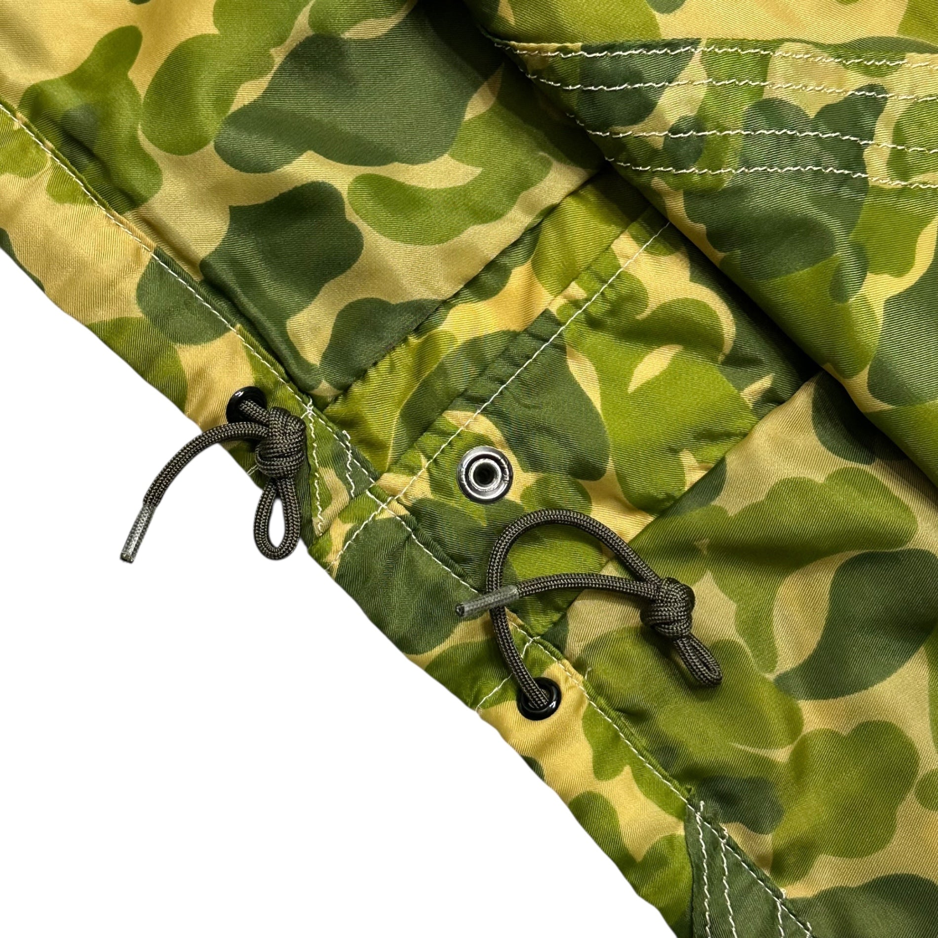 HEXICO(ヘキシコ) FORT Exclusive Coach Jacket EX. ”1950s US Military Duck Hunter Camo Parachute” フォート限定 コーチジャケット 1950年代 アメリカ軍 ダック ハンター カモフラージュ パラシュート STYLE:7003 ONE SIZE ベージュ×カーキ 完売品