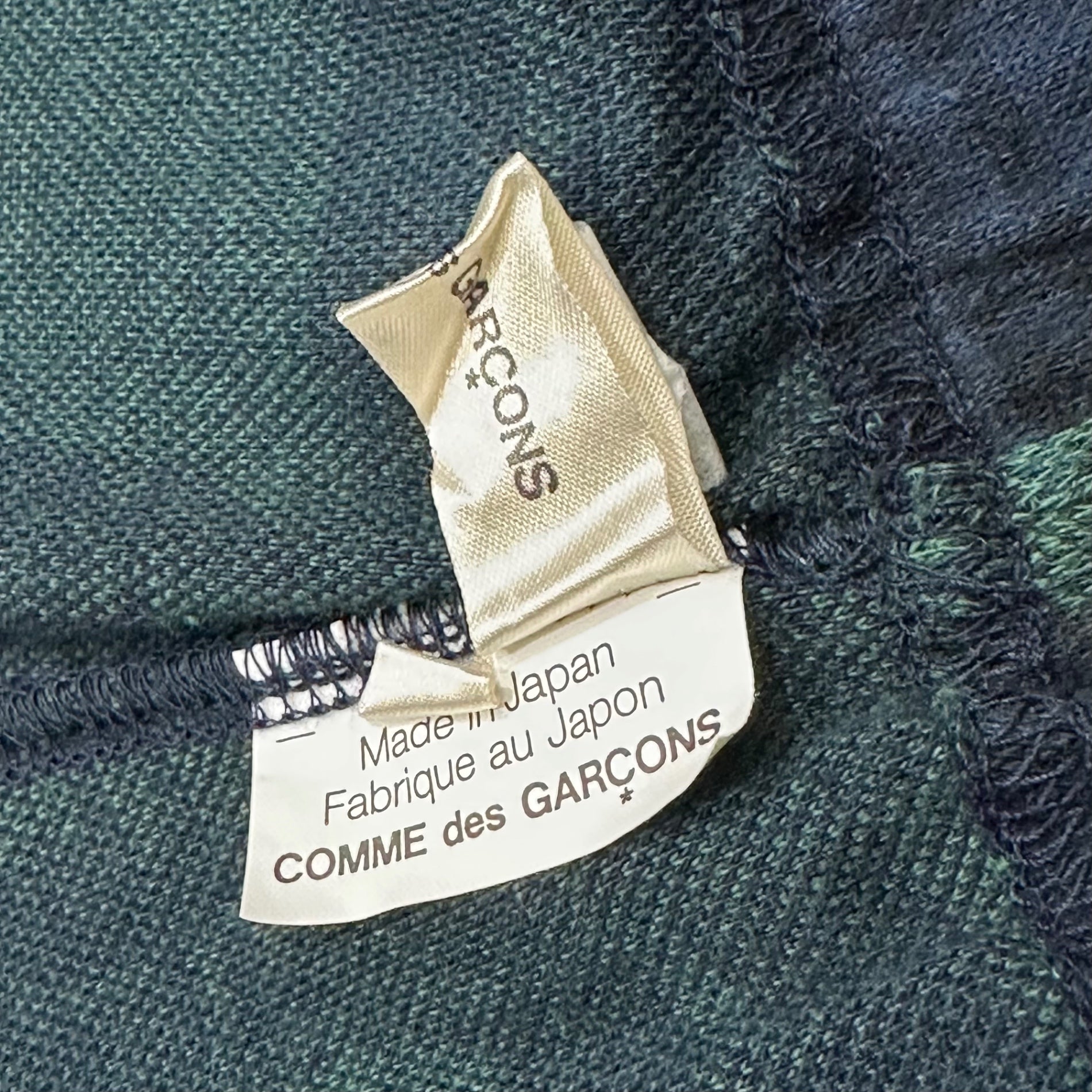 COMME des GARCONS(コムデギャルソン) 2006SS Glen Plaid Leggings グレン チェック レギンス パンツ GQ-T039 SS グリーン×ネイビー AD2005