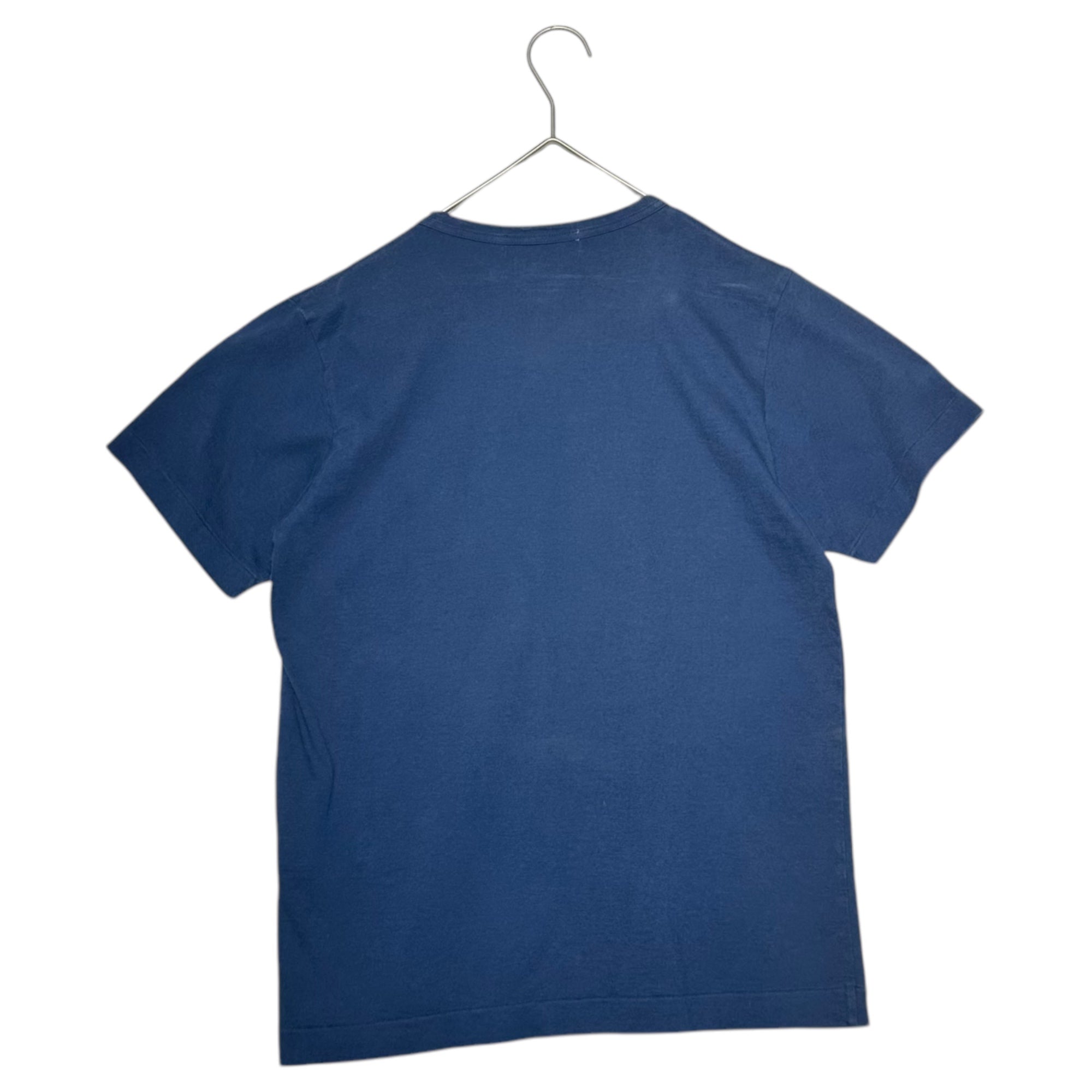 robe de chambre COMME des GARCONS(ローブドシャンブルコムデギャルソン) 03SS Side Pocket S/S T-Shirt 製品染め サイド ポケット 半袖 Tシャツ RI-T014 表記無(M程度) ブルー AD2002