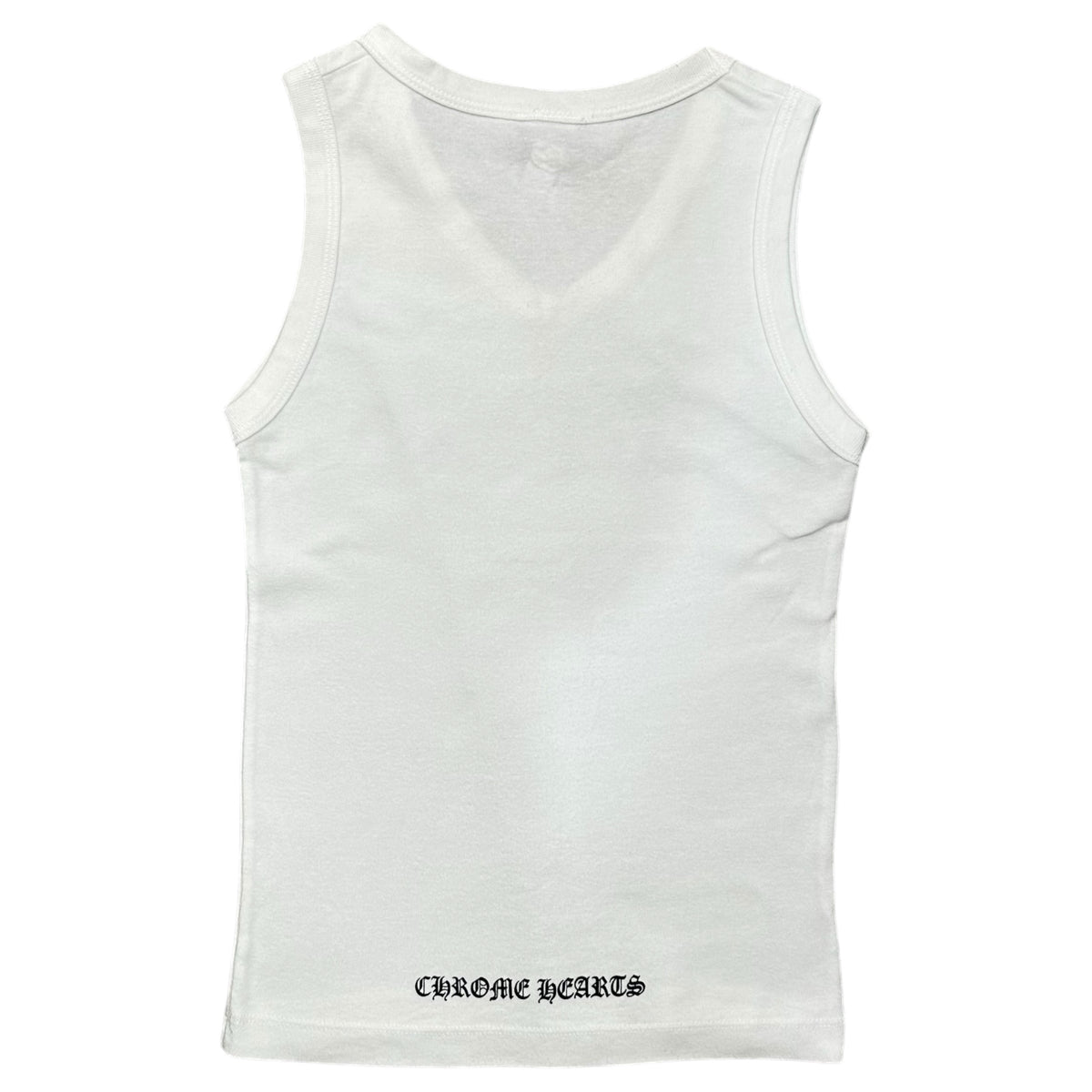 CHROME HEARTS(クロムハーツ) 1990's~2000's Floral Cross Print Tank Top フローラルクロス プリント タンクトップ ONE ホワイト 90年代後半~