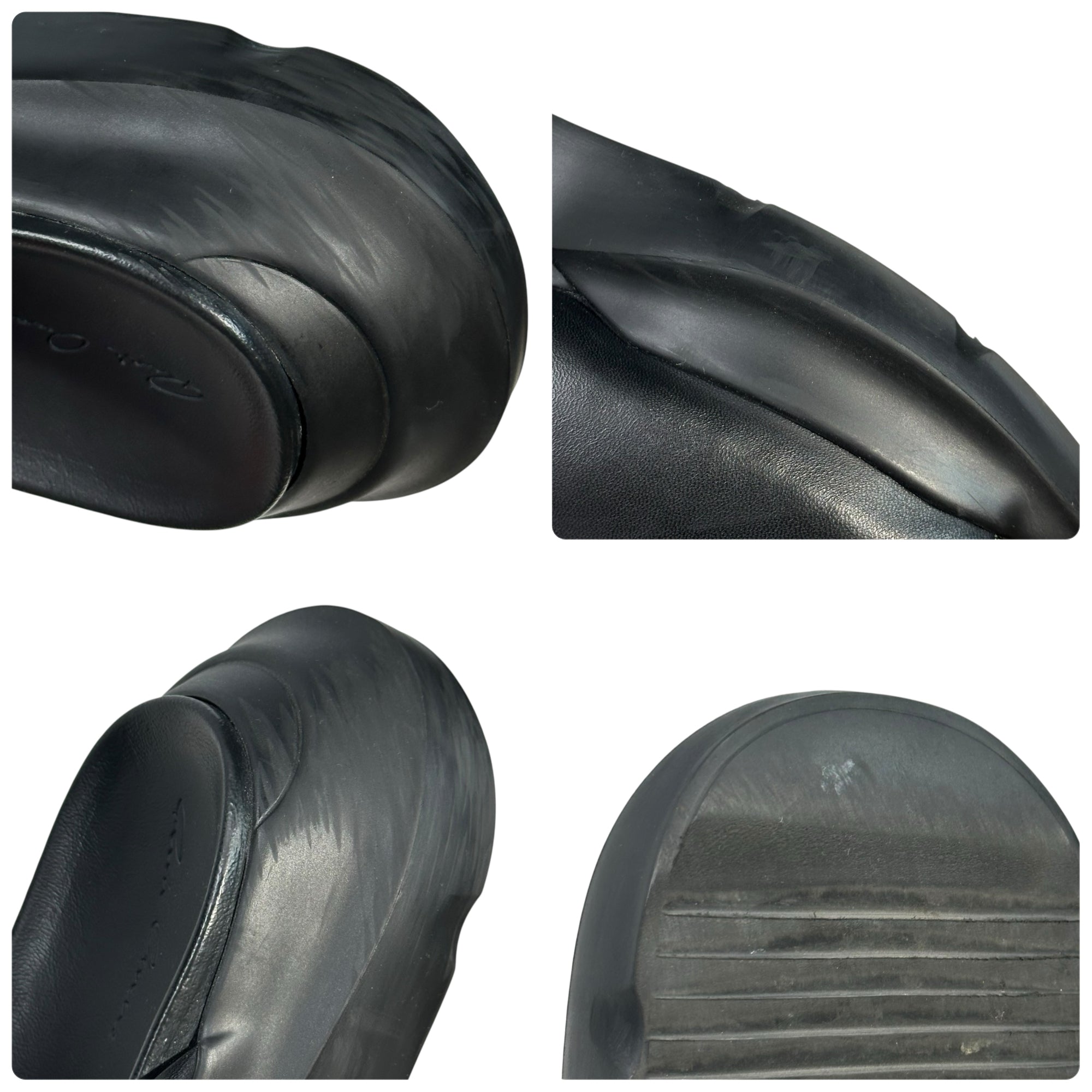 Rick Owens(リックオウエンス) GETH PUFFER SLIDE ゲス 中綿 スライド サンダル RU01C4817LLP 43(27.5~28.0cm程度) ブラック
